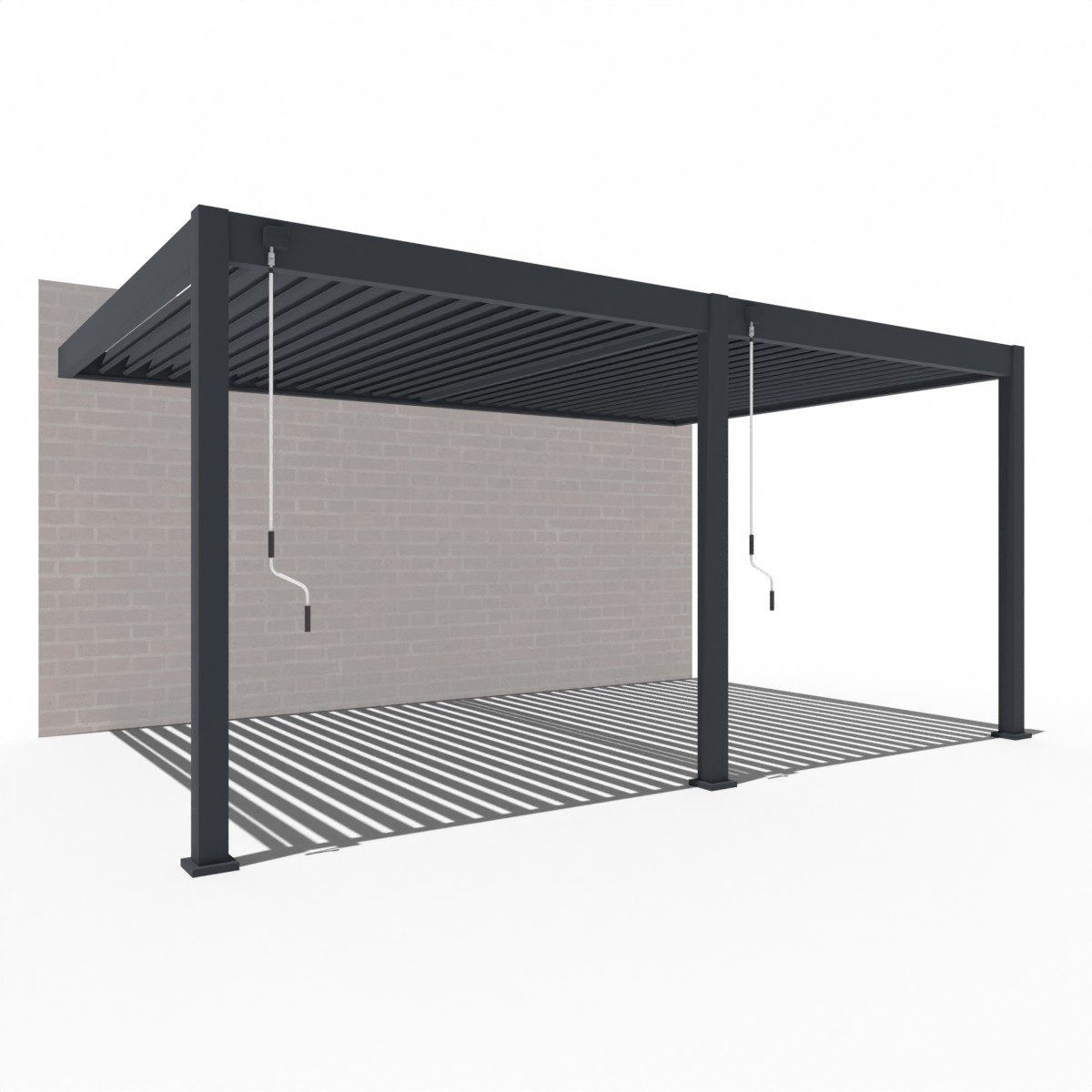 Weide Pergola Deluxe Wand Pavillon Terrassenüberdachung günstig online kaufen