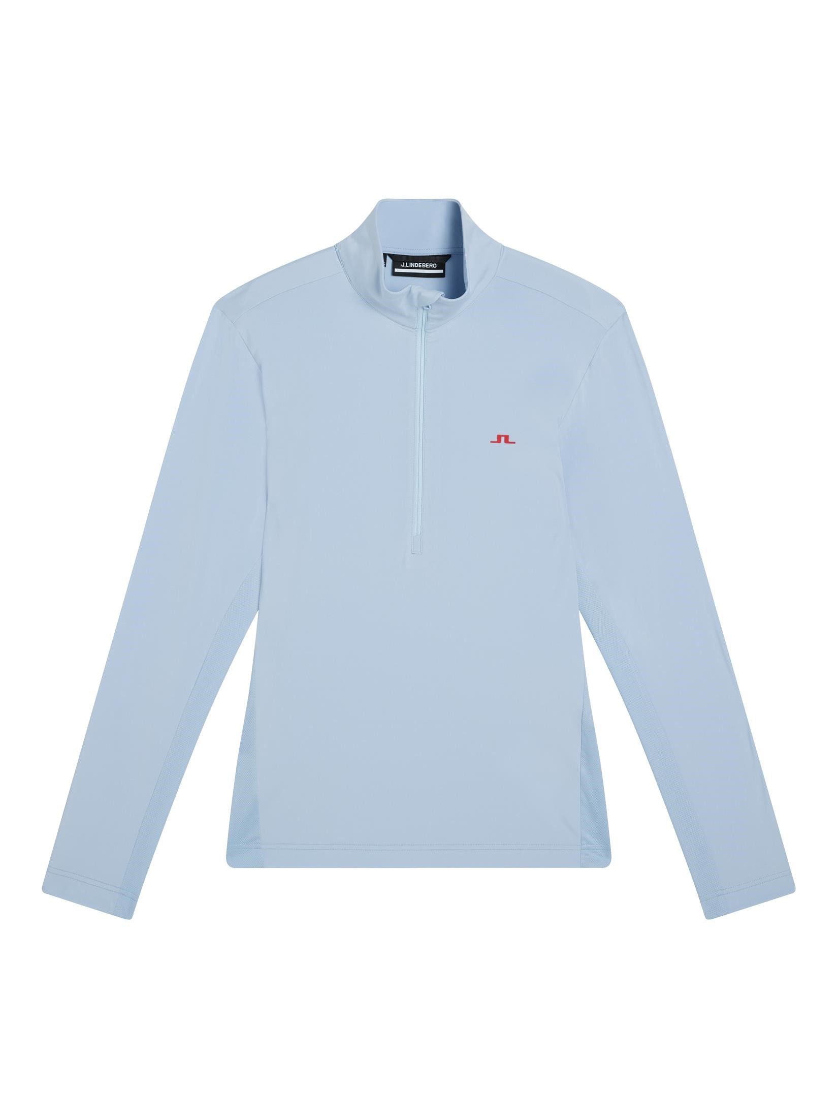 J.LINDEBERG Longsweatshirt J.Lindeberg Golf Layer Luke 1/2-Zip Hellblau Herren