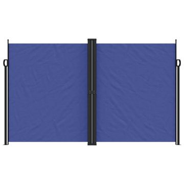 vidaXL Seitenmarkise Seitenmarkise Ausziehbar Blau 200x600 cm