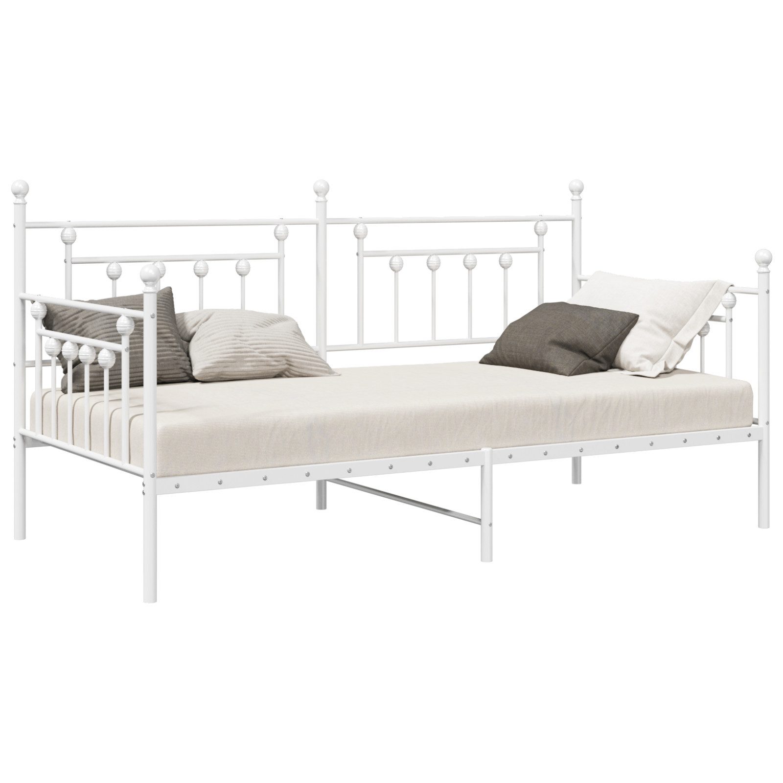 vidaXL Bett Tagesbett Weiß 90x190 cm günstig online kaufen