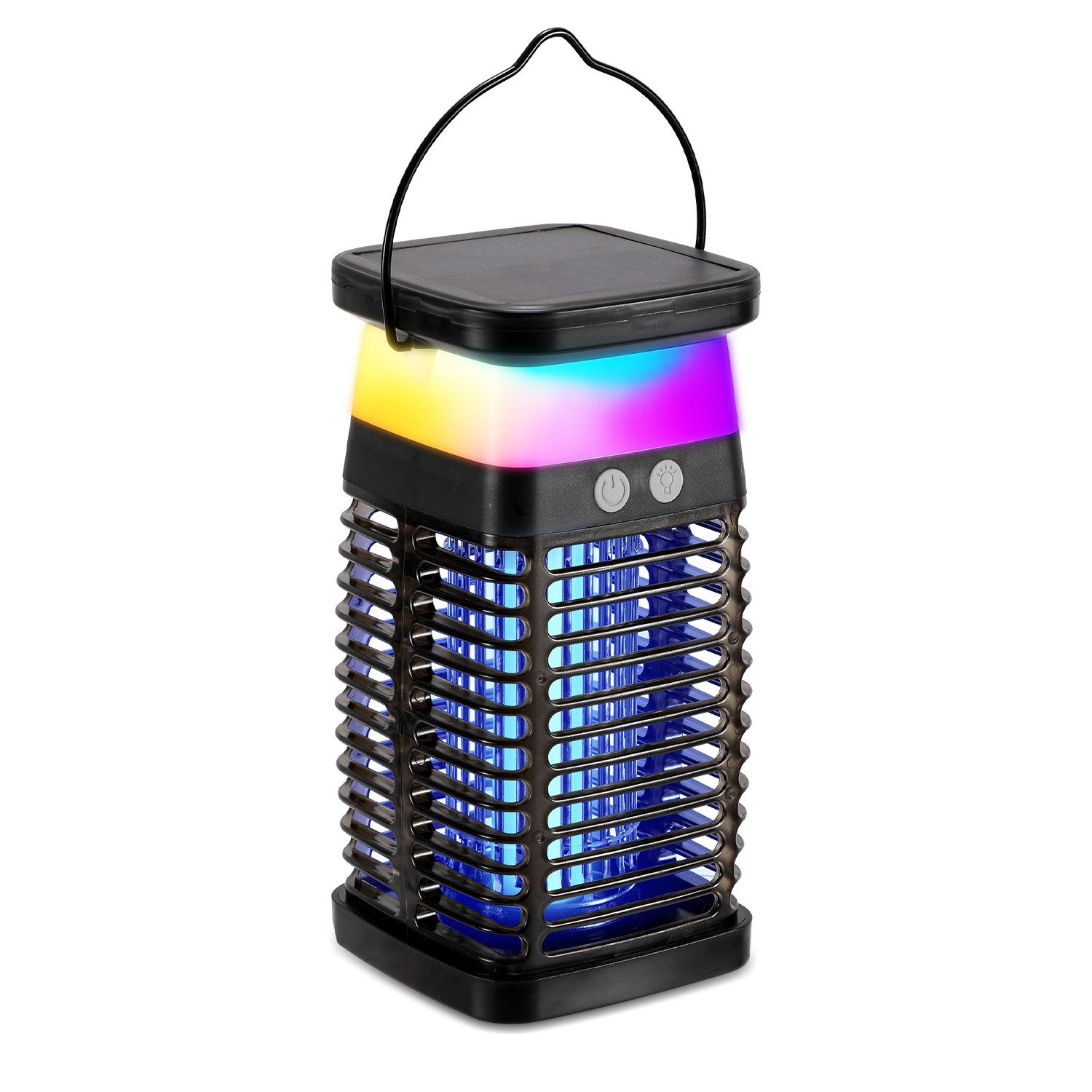 Ultraschall-Tierabwehr Solar Elektrische Insektenfalle Mückenfalle UV Mückenlampe RGB-Licht
