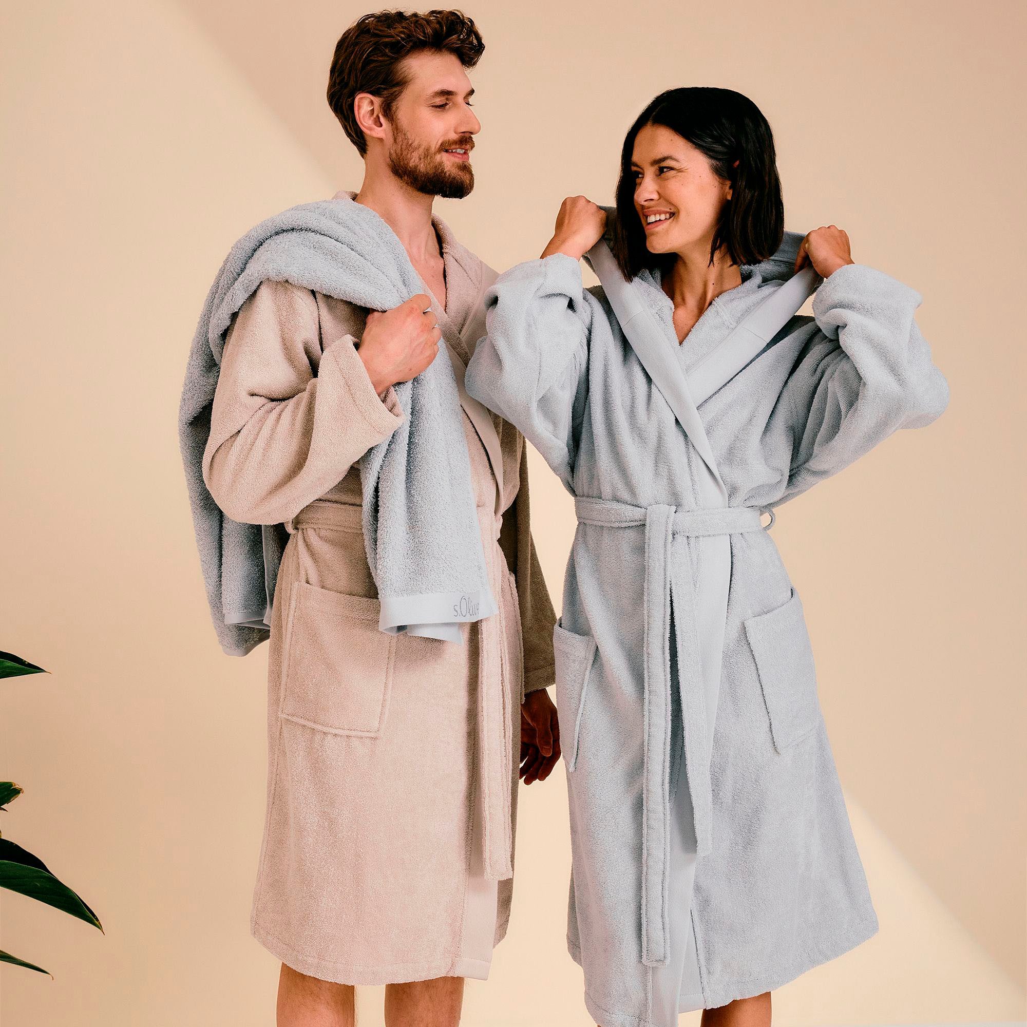 s.Oliver Bademantel s. Oliver Bademantel, ideal für Sauna & Spa, Hotelbadem günstig online kaufen