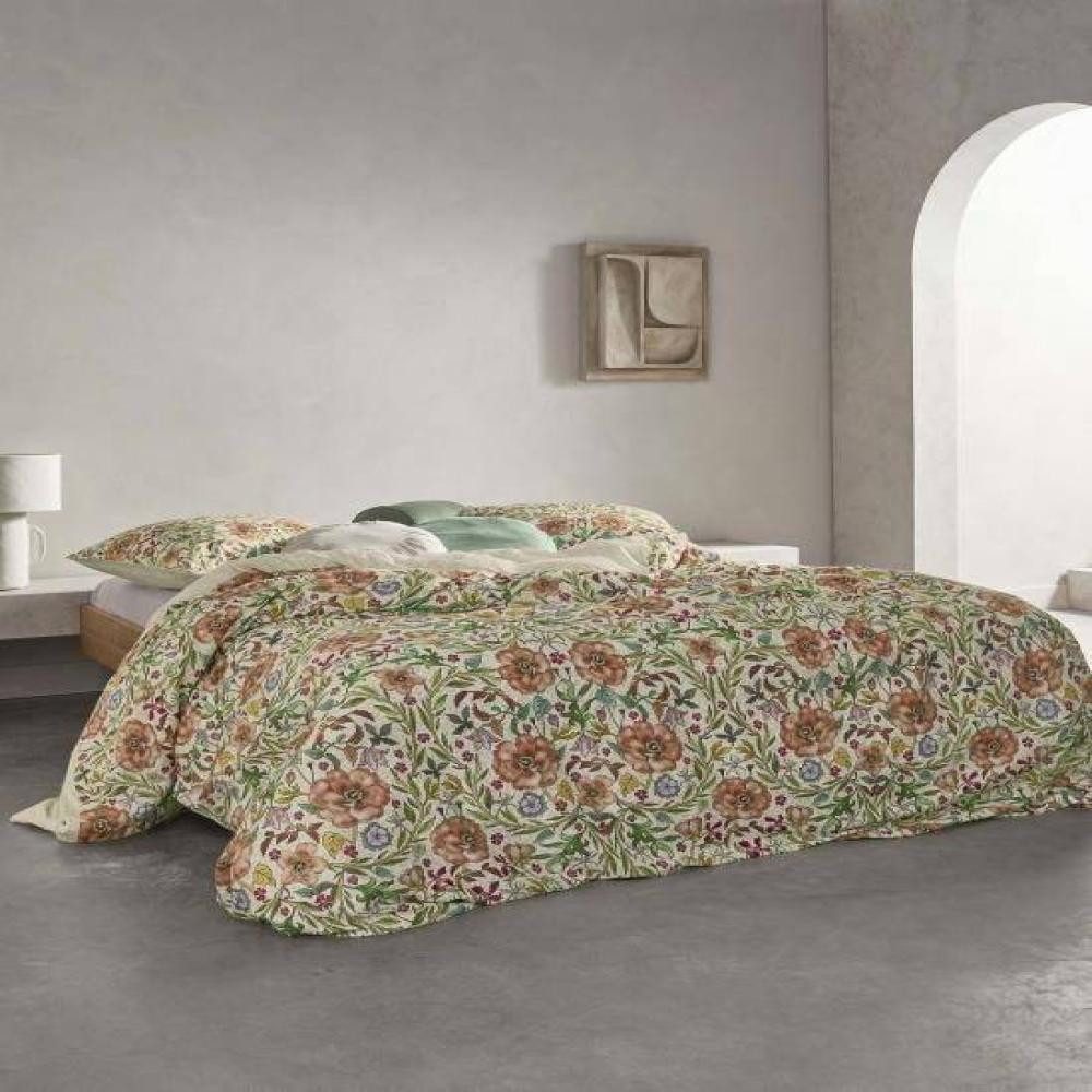 Essenza Bettwäsche Celeste in Pure White 135 x 200 cm + 80 x 80 cm, Baumwollsatin, 2 teilig