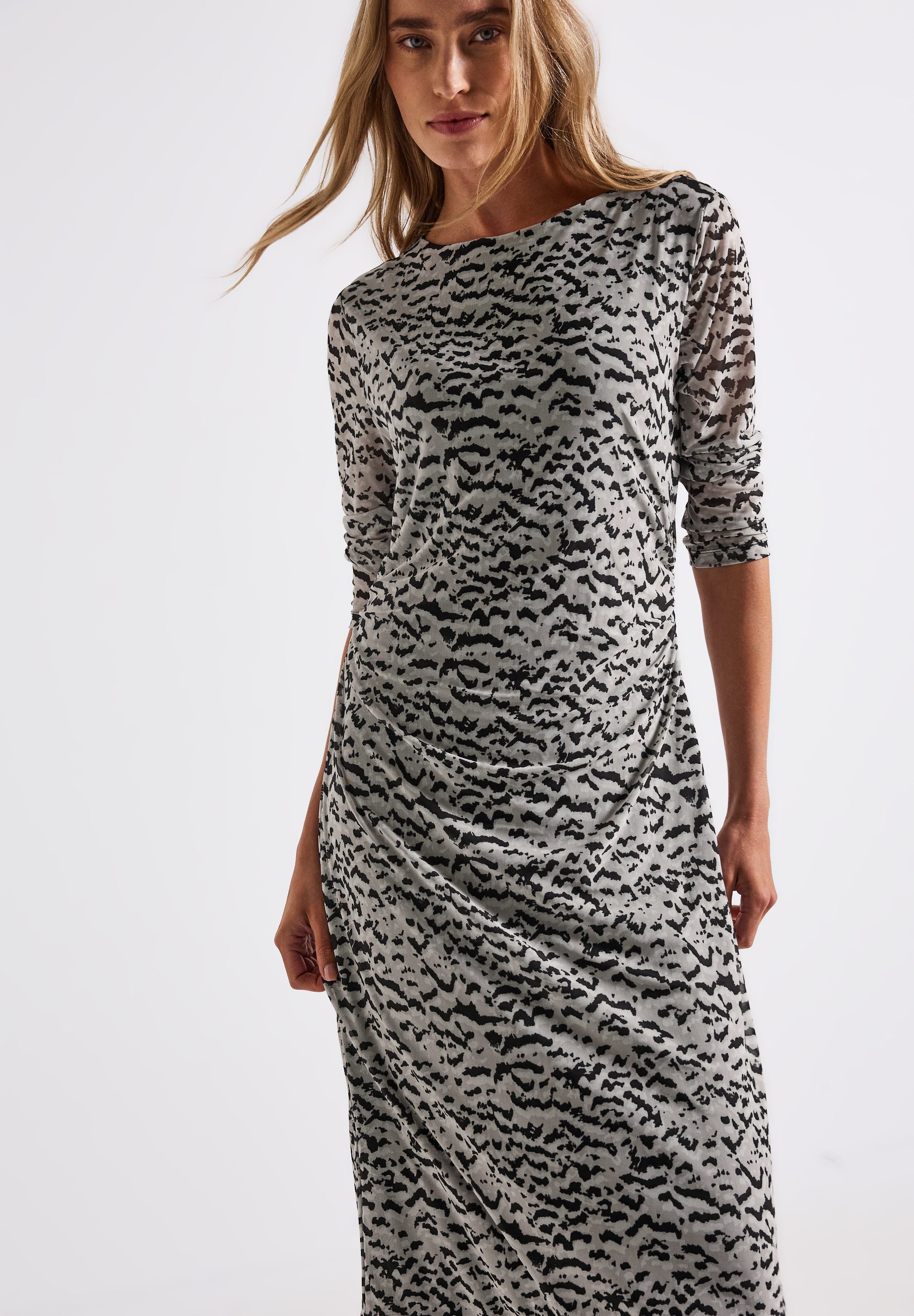 STREET ONE Meshkleid mit All-Over Print
