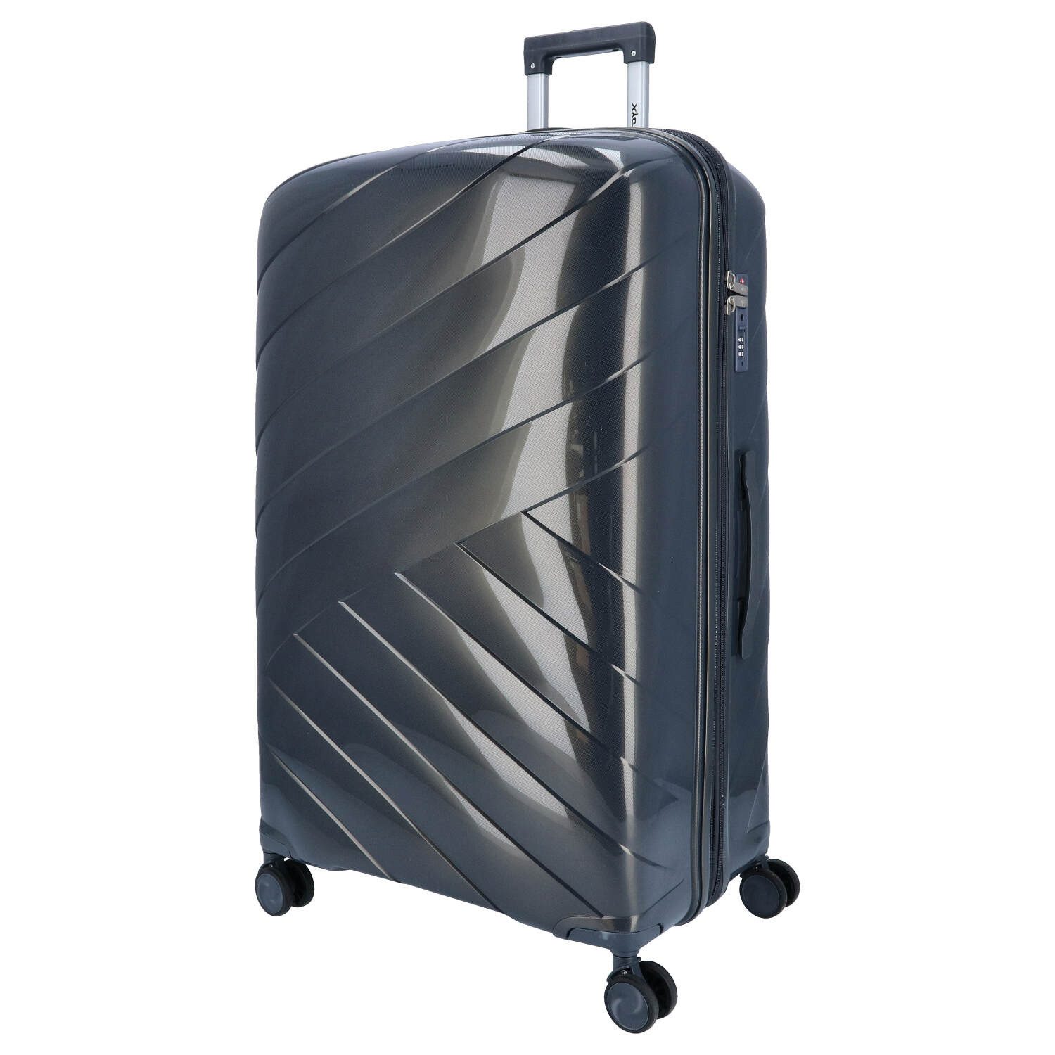 Koffer DYX 4 Rollen Koffer XL 85 cm Dubai grau