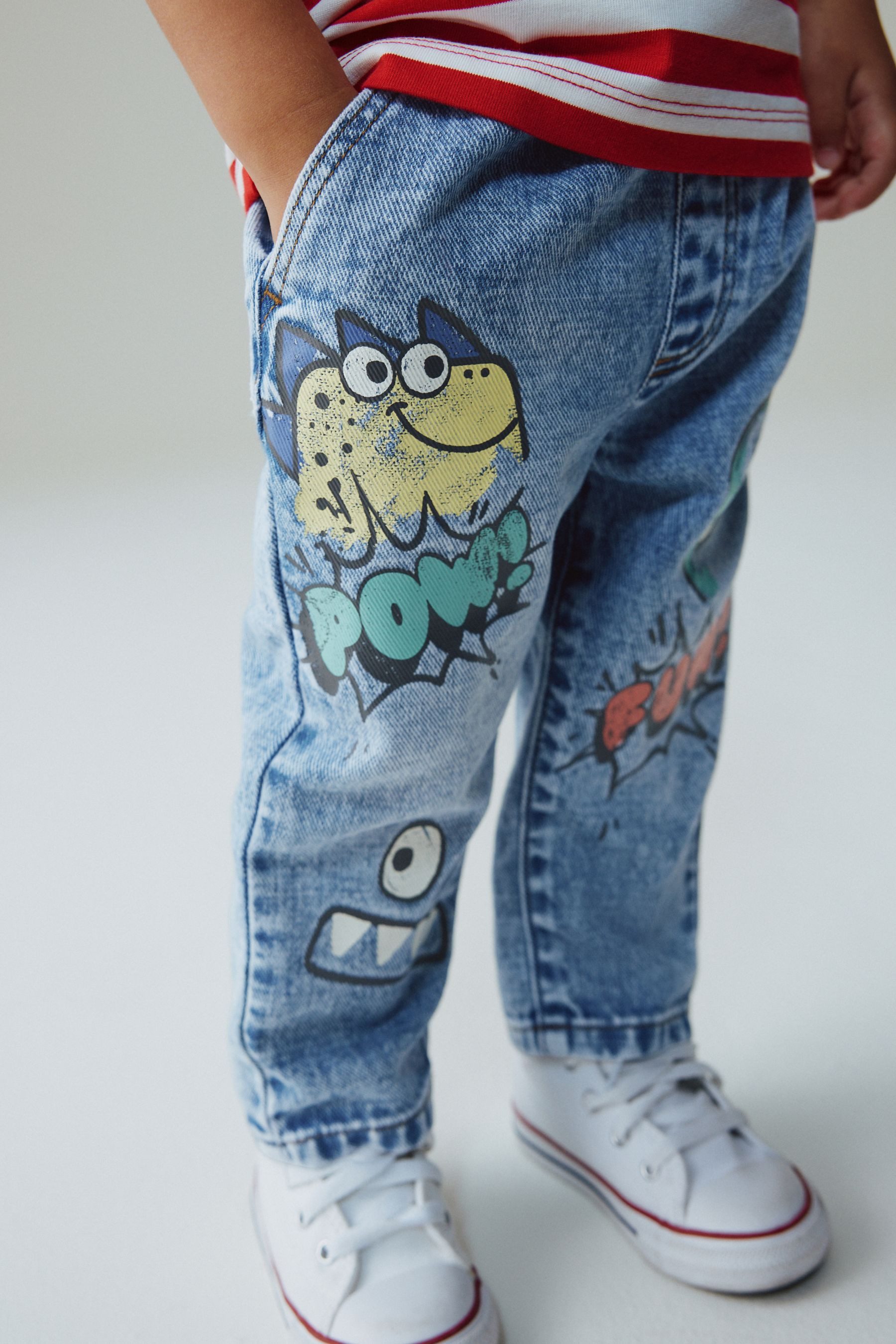 Next Dehnbund-Jeans Jeans, Monster Graffiti (1-tlg)