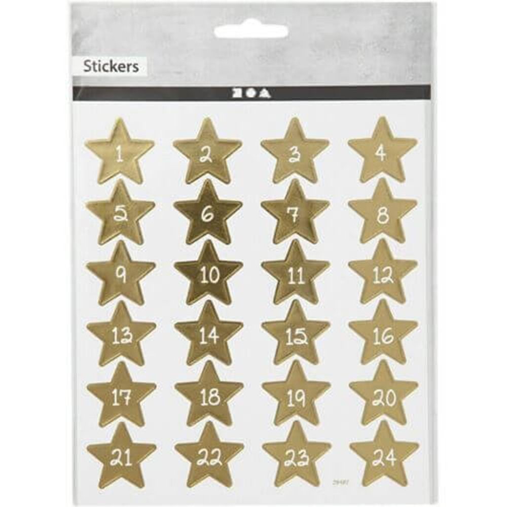 Thumbnail - creativ company Bastelnaturmaterial Sticker Zahlen