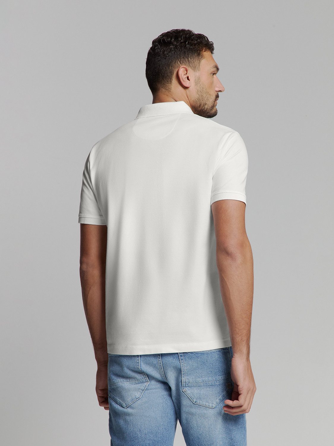 NO EXCESS Poloshirt "No Excess Poloshirt Polo Pique Garment Dyed" günstig online kaufen