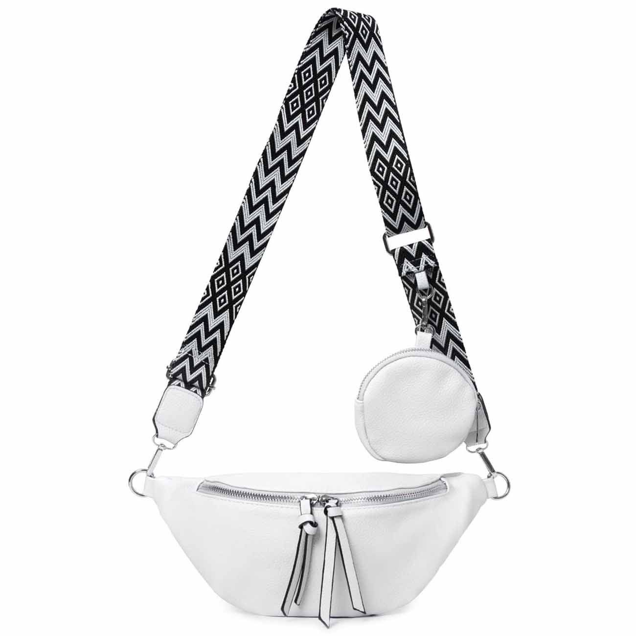 ITALYSHOP24 Bauchtasche Damen Brusttasche Crossover Umhängetasche günstig online kaufen