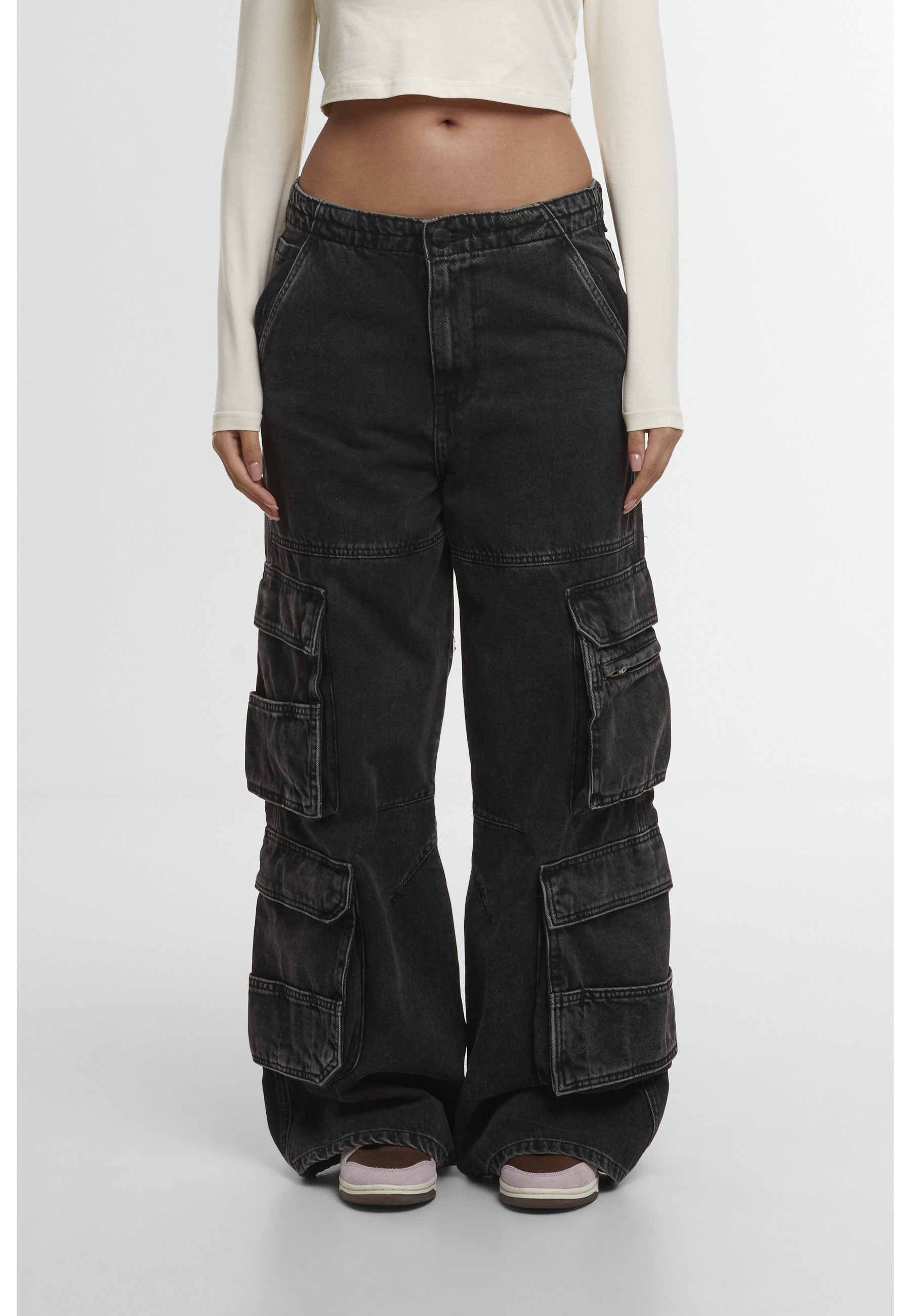 2Y Studios Bequeme Jeans 2Y Studios Mara Cargo Baggy Jeans