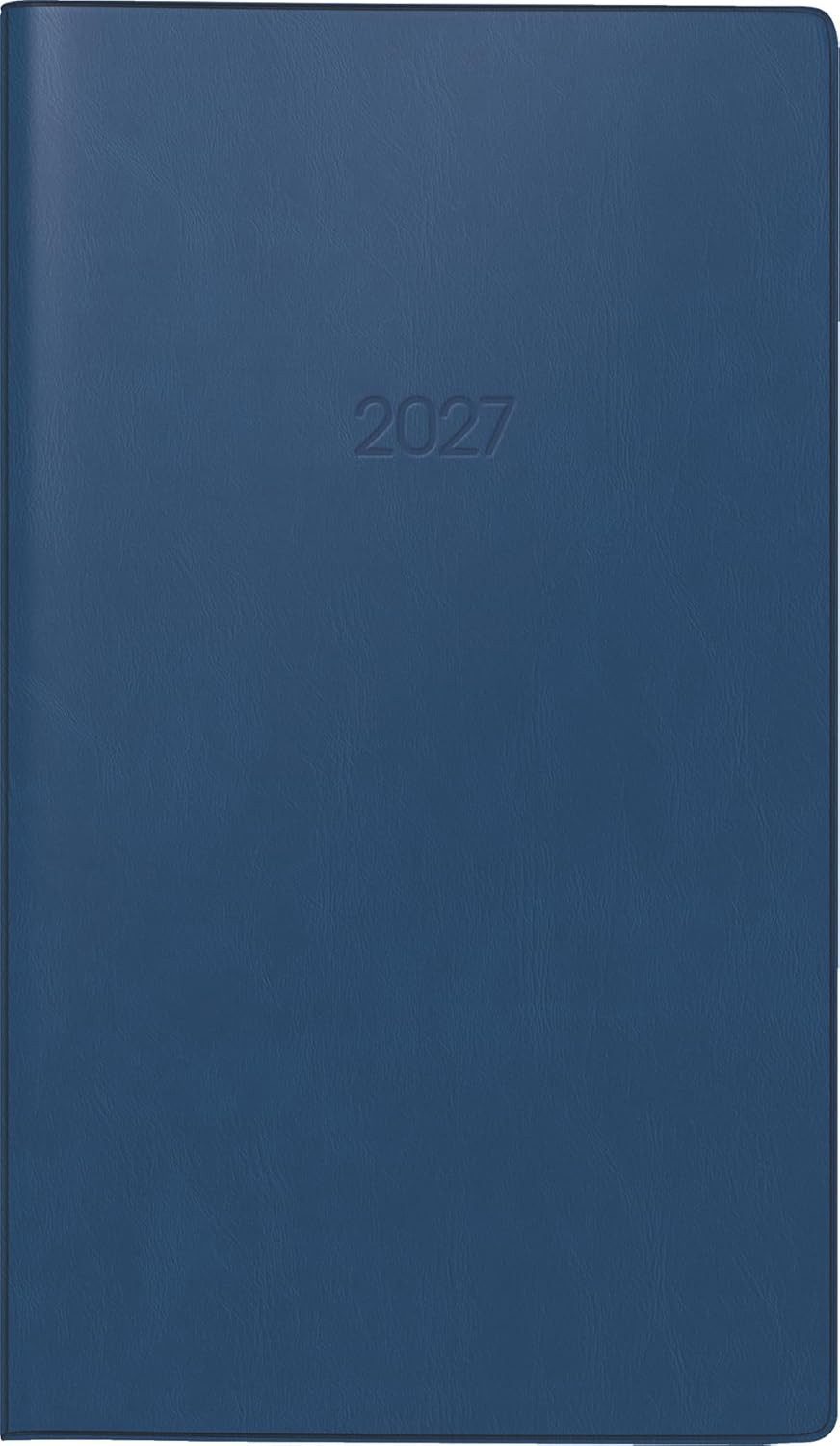 BRUNNEN Taschenkalender BRUNNEN Taschenkalender Mod. 750 2027, A6, Kunststoff, blau