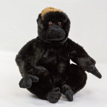 Teddys Rothenburg Kuscheltier Gorilla 23 cm sitzend schwarz/braun/grau Plüschaffe