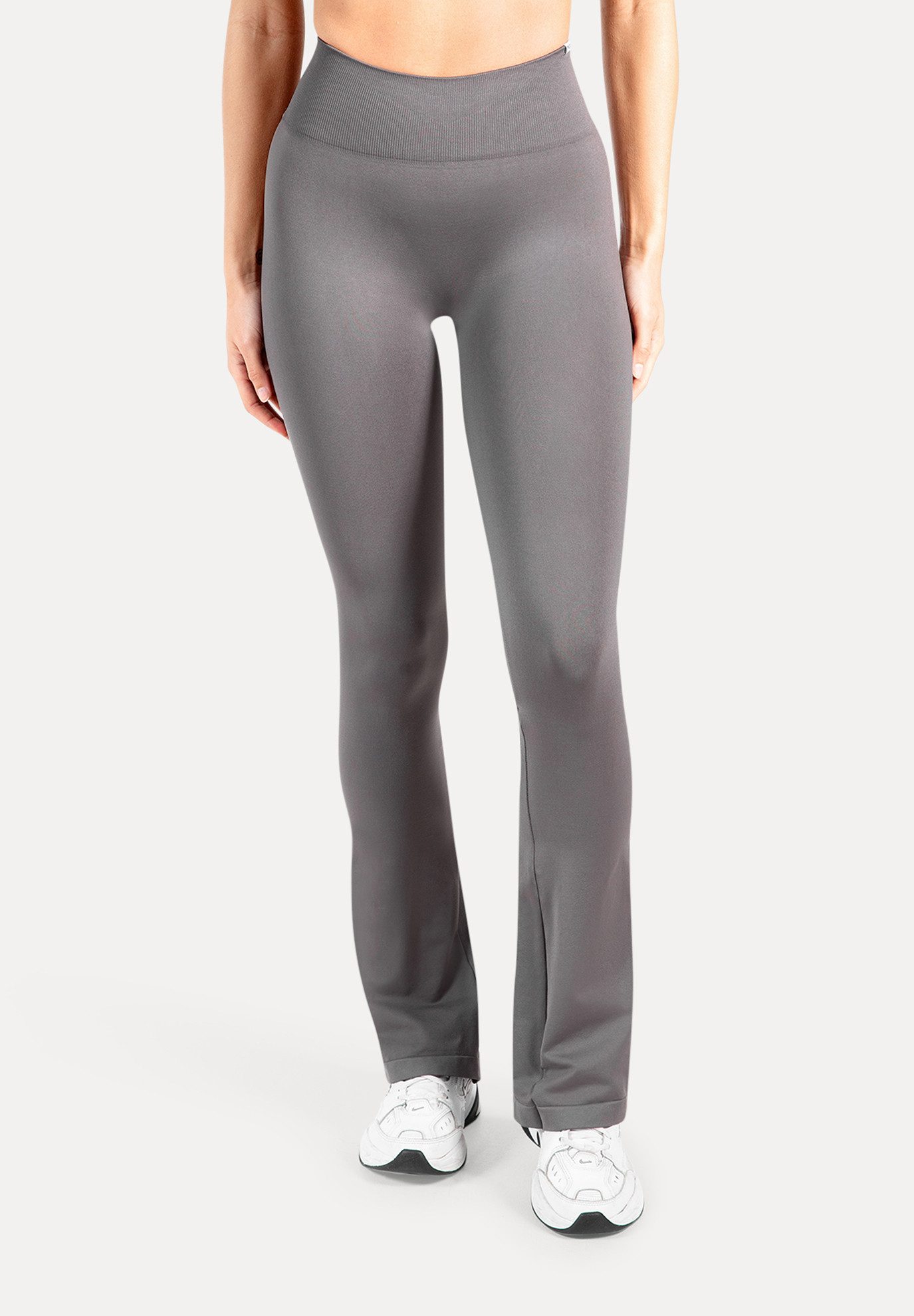 Smilodox Schlaghose Schlagleggings Oriana, High Waist, Sportleggings für Gym & Alltag Ausgestelltem Bein Schlaghose maximale Bewegungsfreiheit Sport Alltag