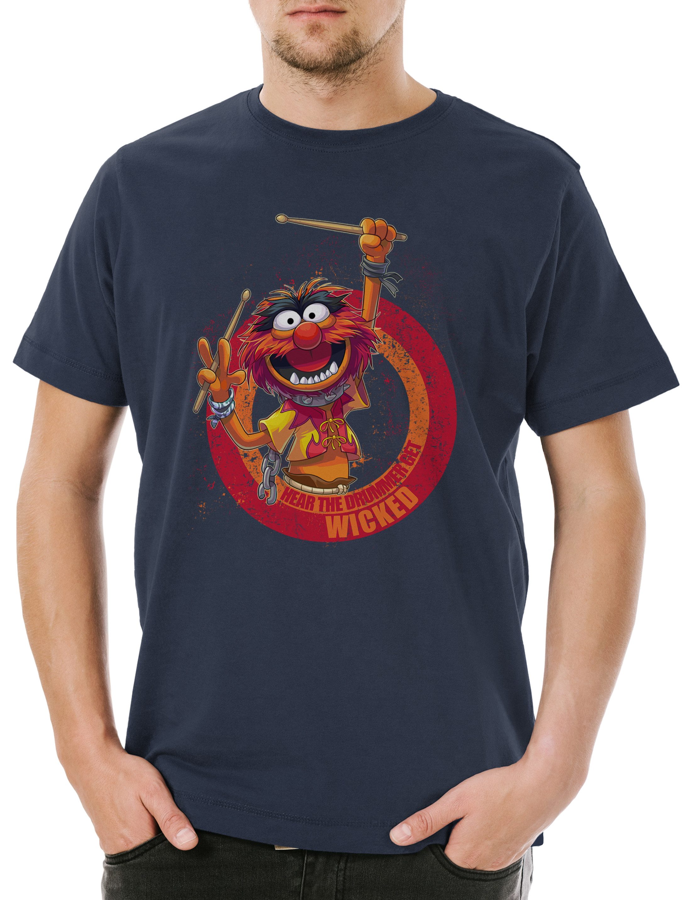 Urban Backwoods Print-Shirt Wicked Drummer Herren günstig online kaufen