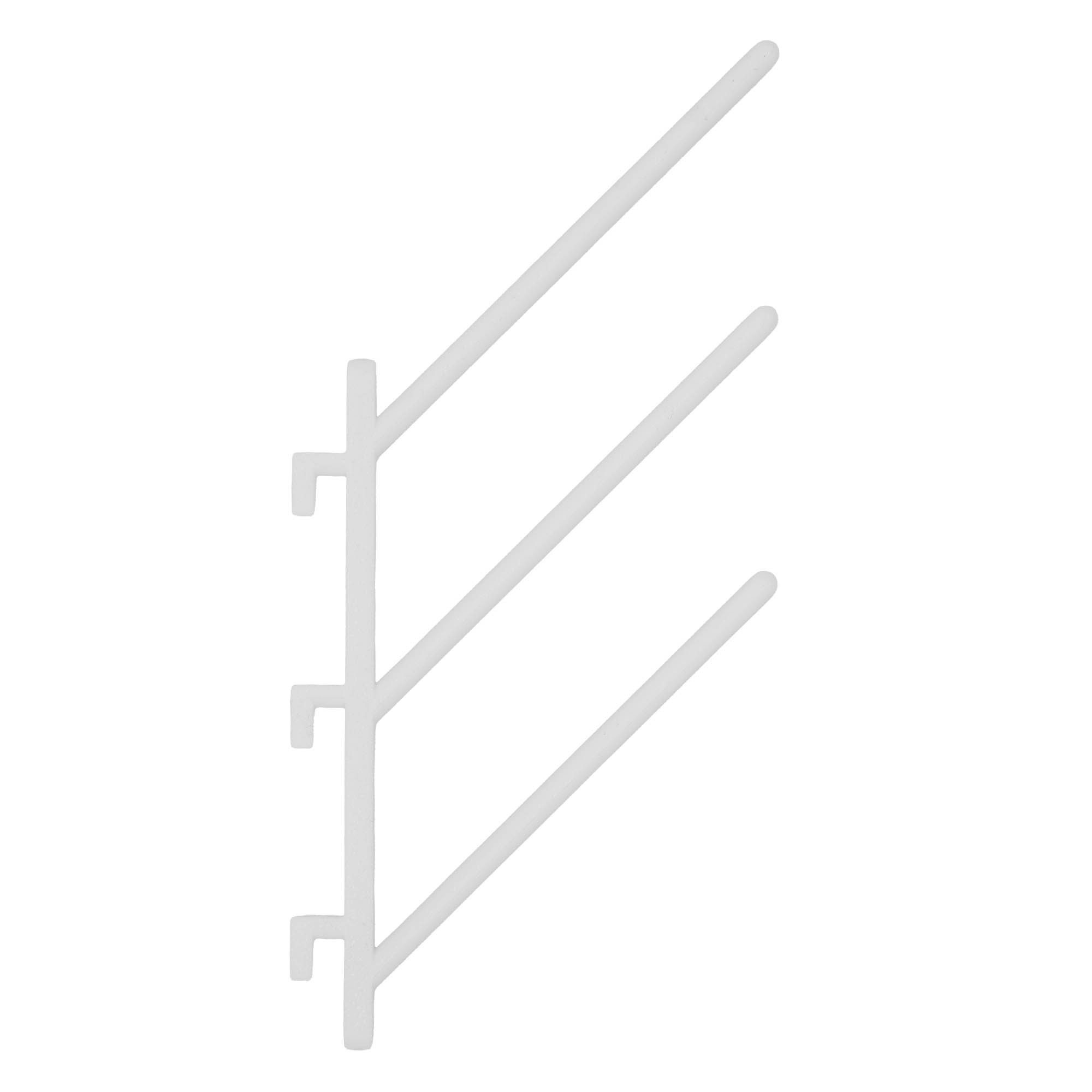 TSB Werk Lochwand-Ausstattung Halter für IKEA SKADIS Lochplatte Nähgarnhalter, 1-tlg., Lochwand, Haken, Halterung, Weiß
