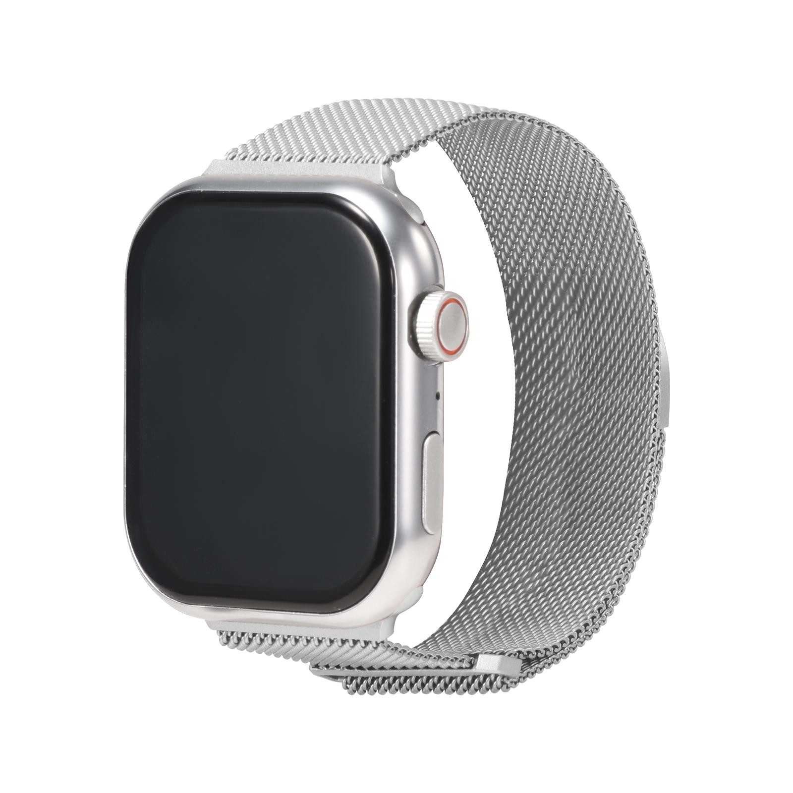 CoolGadget Smartwatch-Armband Fitnessarmband aus Edelstahl iWatch, für Apple Watch 1 2 3 4 5 6 7 8 9 10 11 SE 1 2 3 38 40 41 42 mm