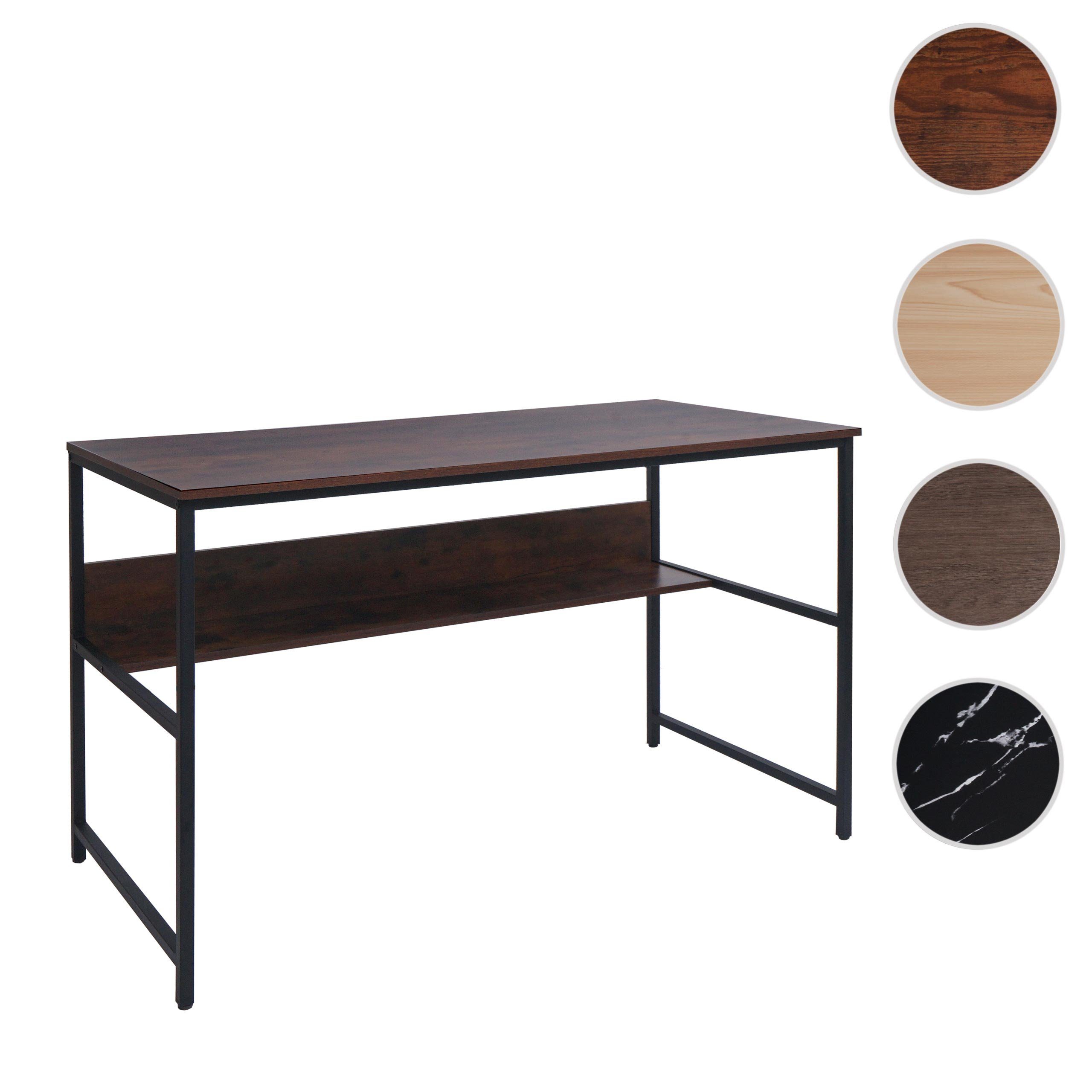 MCW Schreibtisch mit Holzoptik braun | Melaminbeschichtet MCW-K80, braun