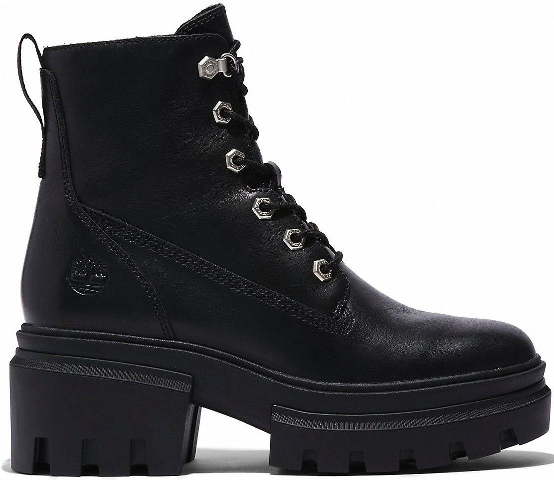 Boot Timberland LaceUp schwarz 6in Everleigh Schnürboots