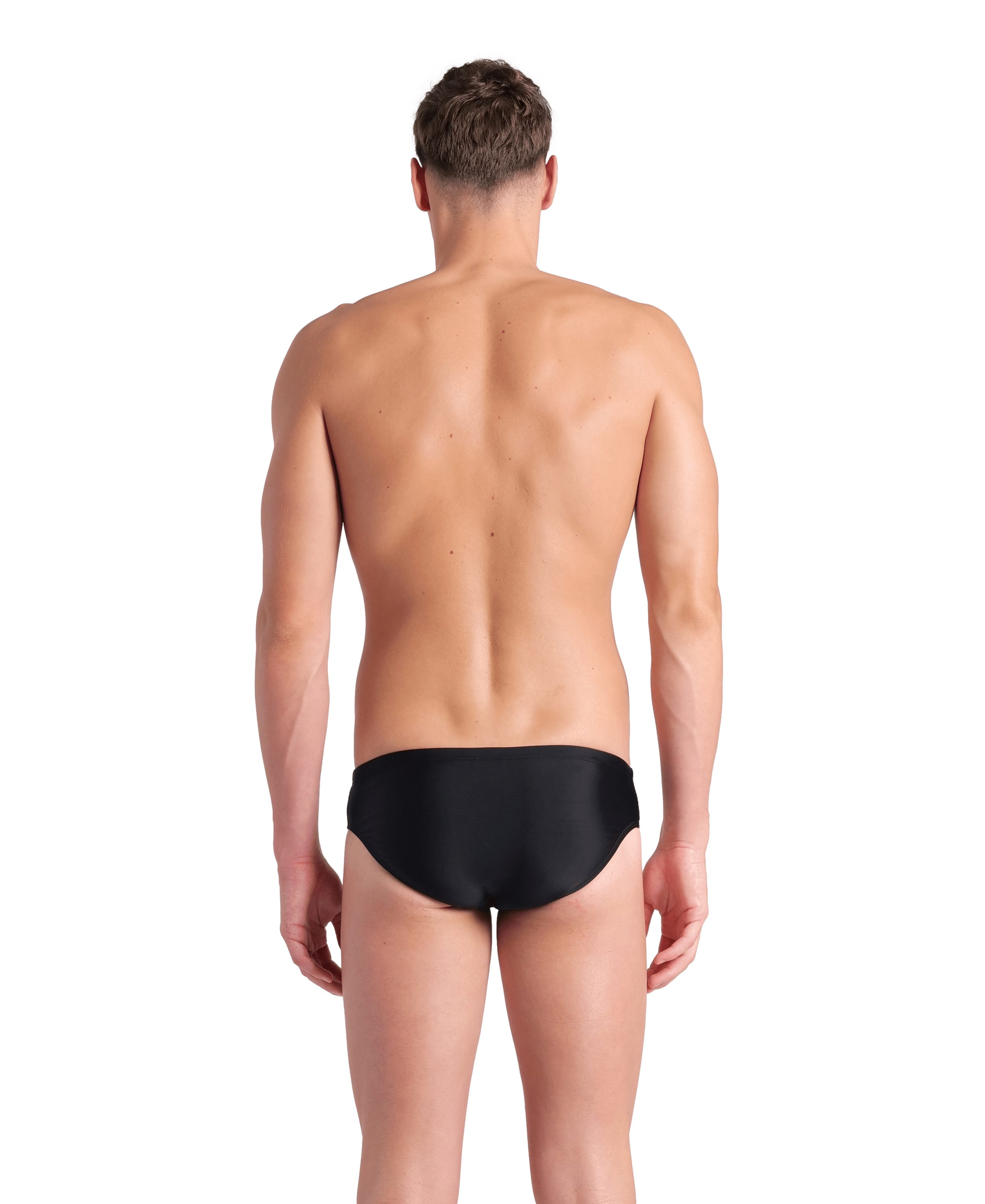 Arena Badehose MEN'S SWIM BRIEFS GRAPHIC in Stretch-Qualität, mit innenliegendem Kordelzug