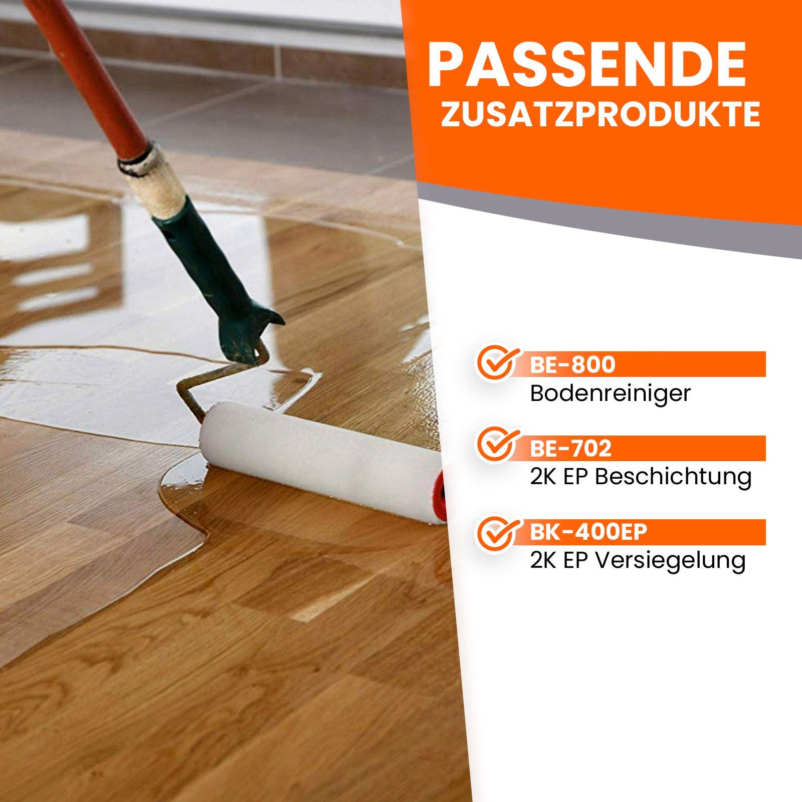 BEKATEQ Bodenversiegelung BK-400EP 2K Epoxidharz Versiegelung, weichmacherfest, hochbelastbar, Epoxy Gießharz