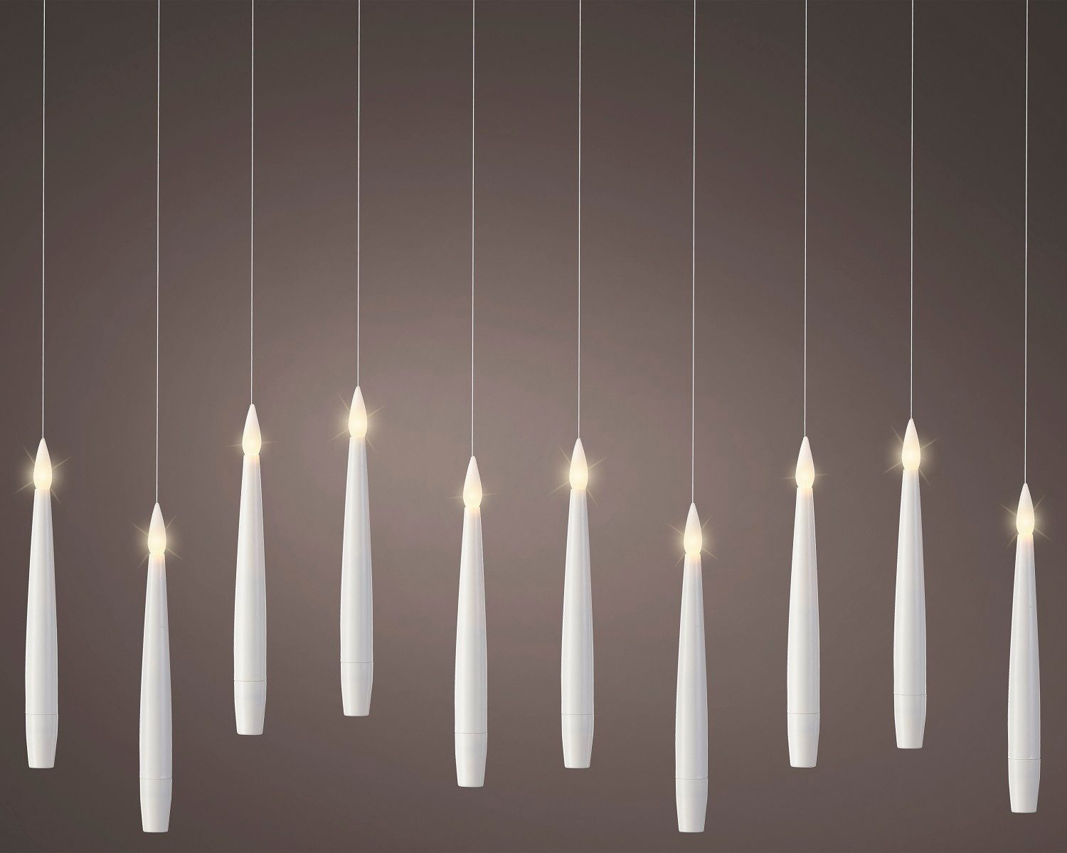 Lumineo LED-Christbaumkerzen Lumineo Floating Candles Weiß günstig online kaufen