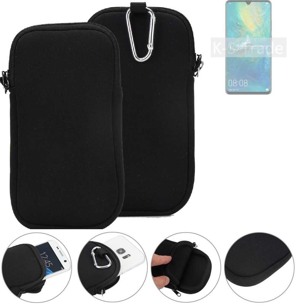 K-S-Trade Handyhülle für Huawei Mate 20 X 5G, Neopren-Hülle Handyhülle Schutzhülle Neoprenhülle Sleeve