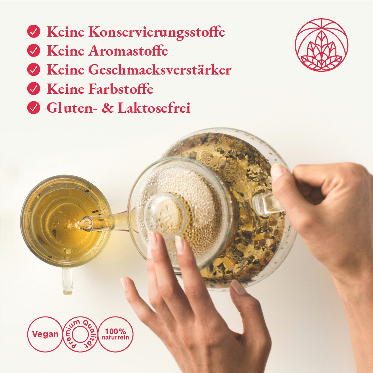 Monte Nativo Tee Himbeerblätter Kräutertee lose, – klassischer Frauentee, besonders beliebt während der Schwangerschaft – Bild 4 von 4