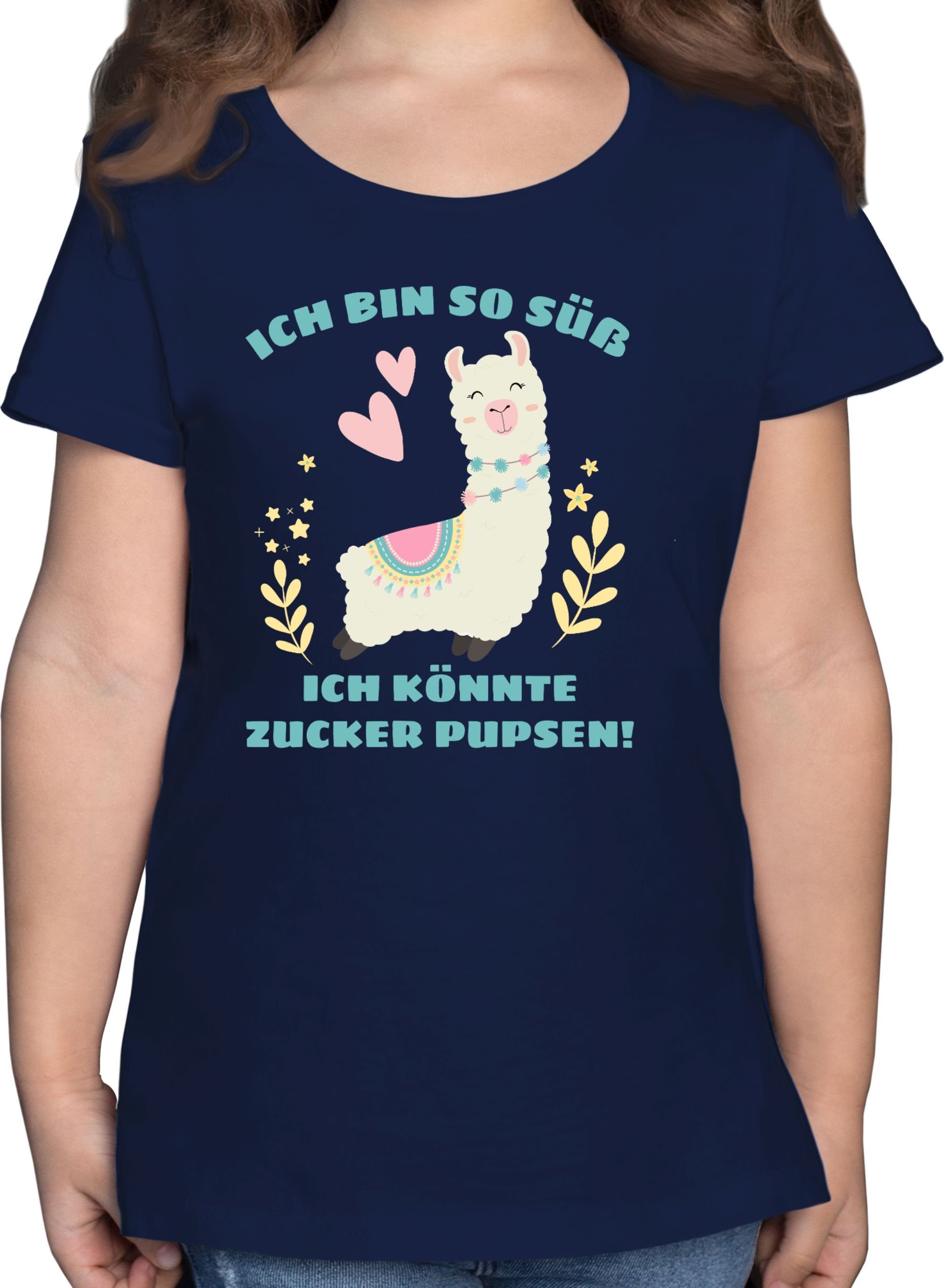 Shirtracer TShirt »Lama Ich bin so süß ich könnte Zucker Pupsen