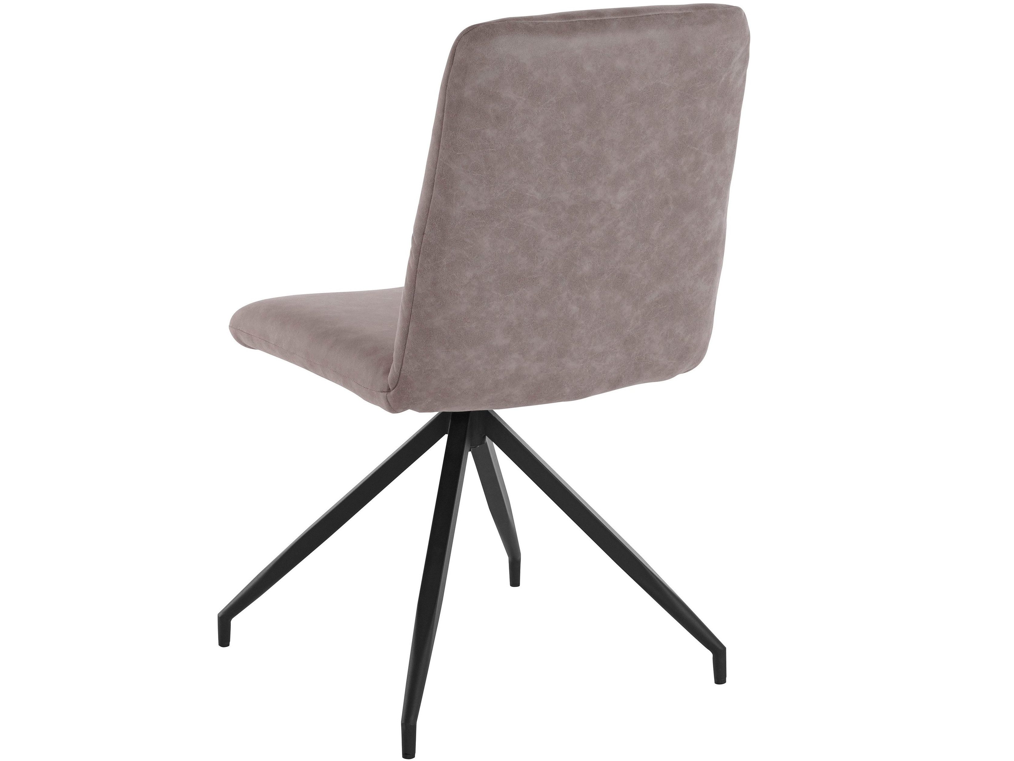loft24 Esszimmerstuhl Anya (2er-Set, 2 St), Sitzhöhe 46 cm, Kunstleder Optik, Metallgestell