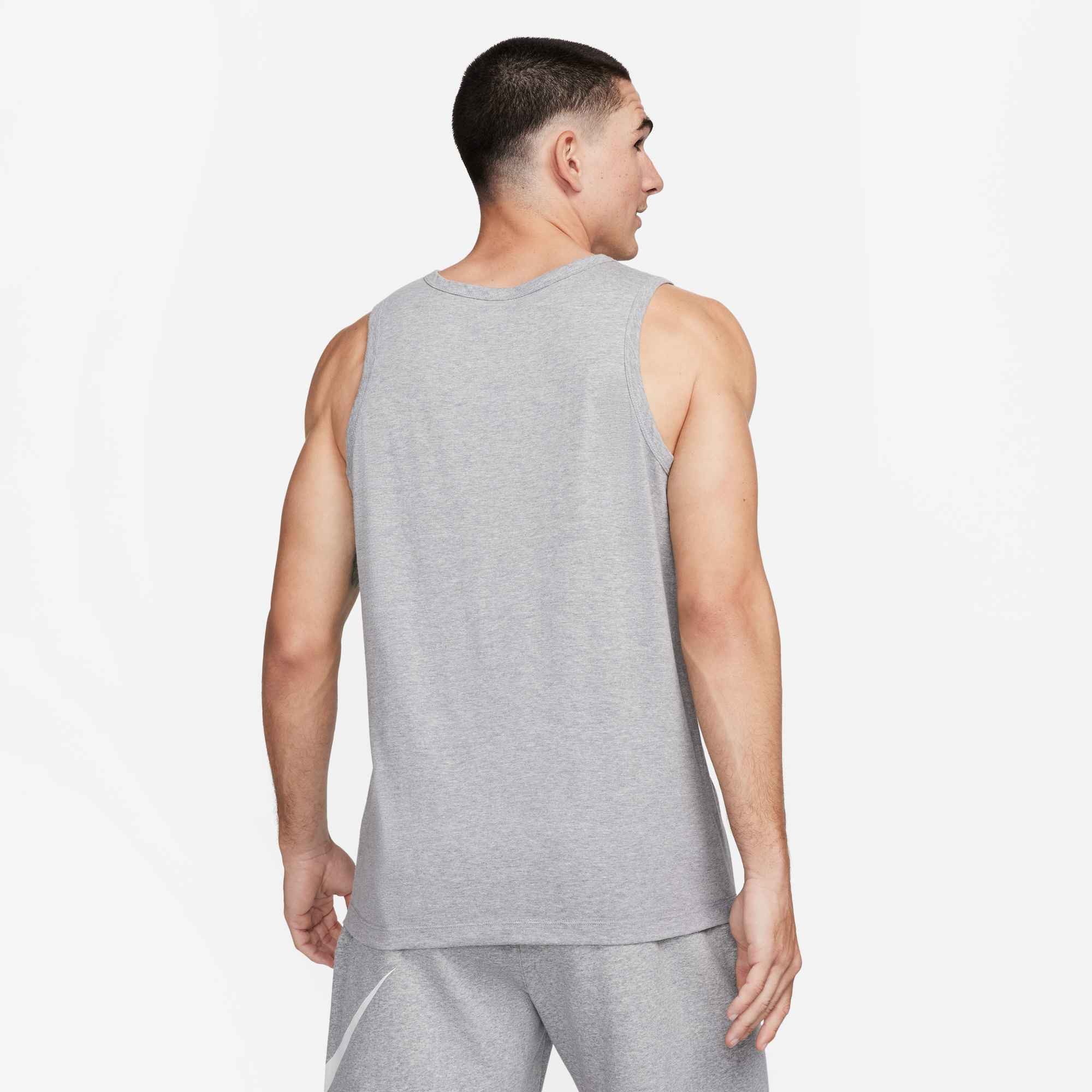 Nike Sportswear Tanktop Men's Tank ärmelloses Design, mit Rundhalsausschnitt, aus Baumwoll-Jersey