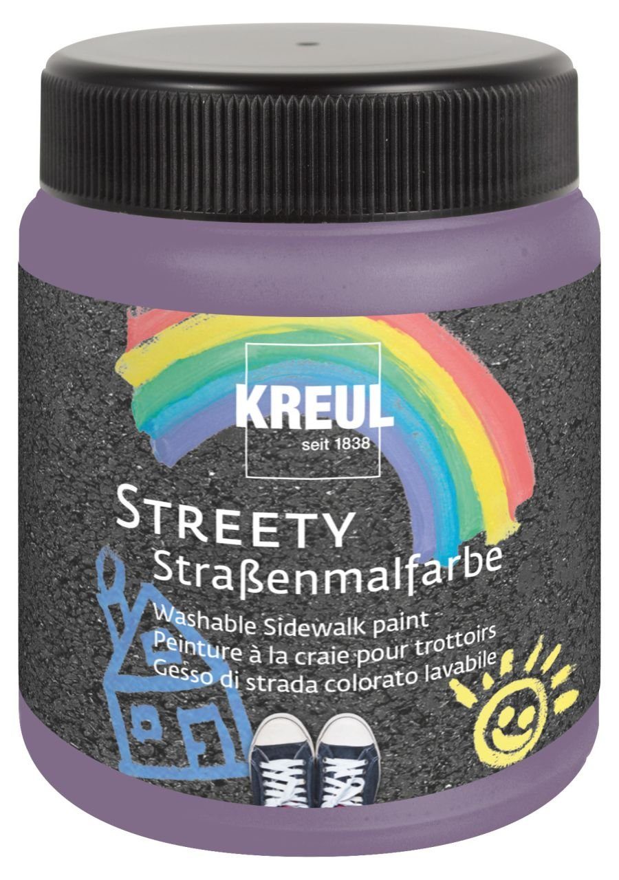 Kreul Steinmalfarbe Kreul Streety Straßenmalfarbe Luftballonlila 200