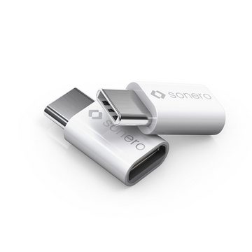 sonero Sonero U-A112 USB-Adapter (USB-C Stecker auf Micro USB-Buchse) weiß USB-Kabel
