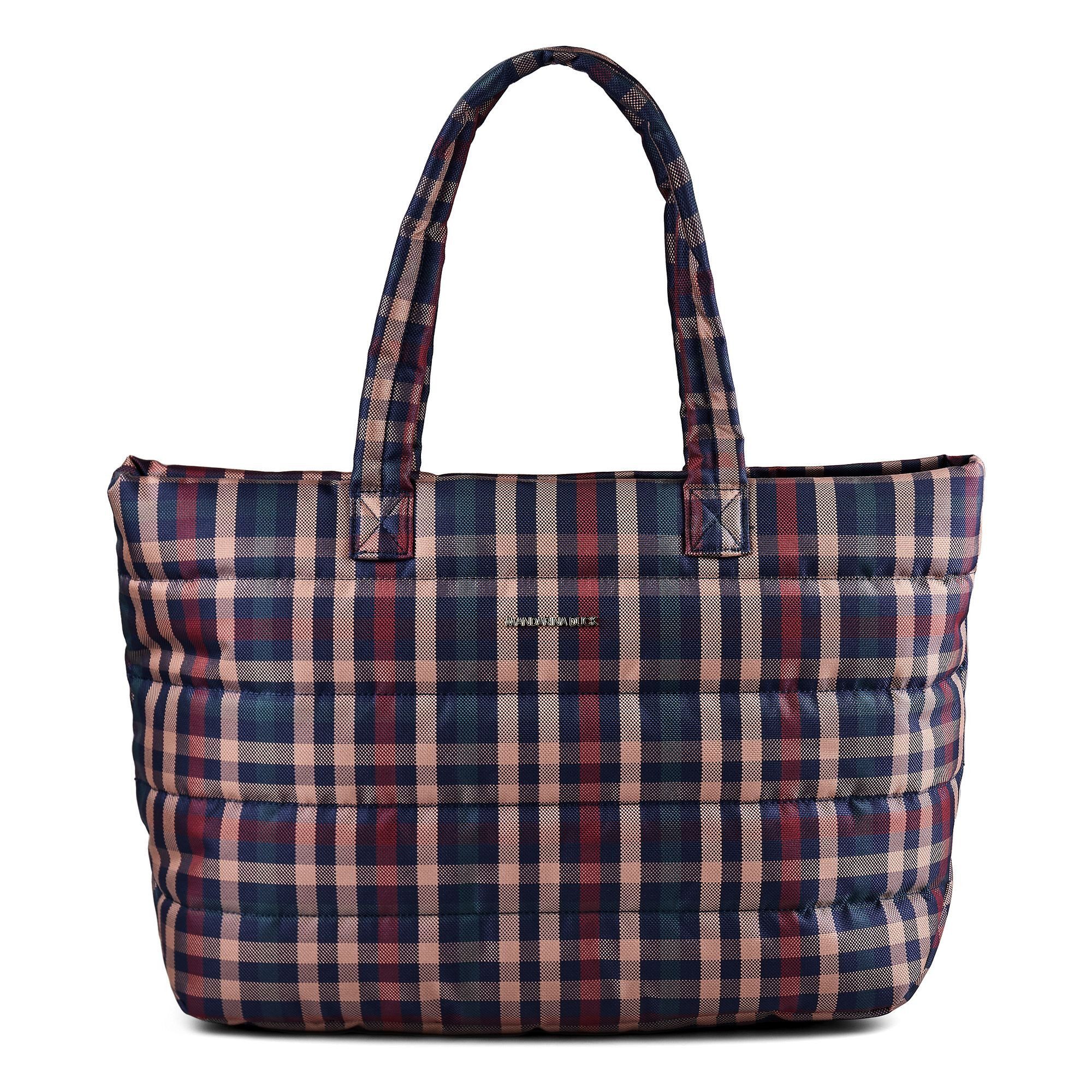 Mandarina Duck Shopper Tartan, Polyester