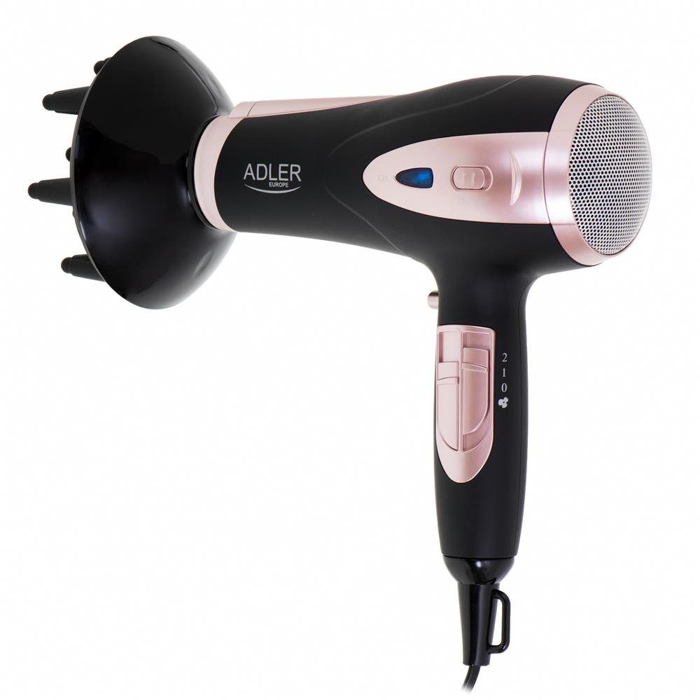 Adler Haartrockner AD 2248b, 2400W, mit Ionen Technologie, 2 Geschwindigkeitsstufen