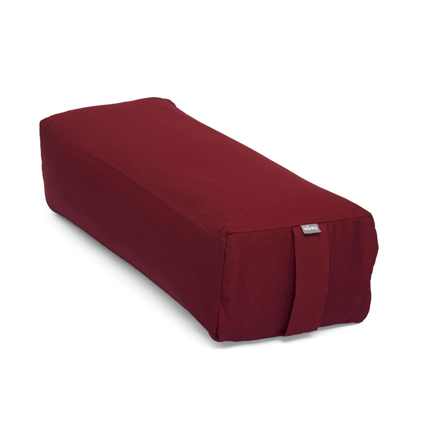 bodhi Yoga Bolster Yoga-Bolster SALAMBA ECO, Füllung: Dinkel bordeaux