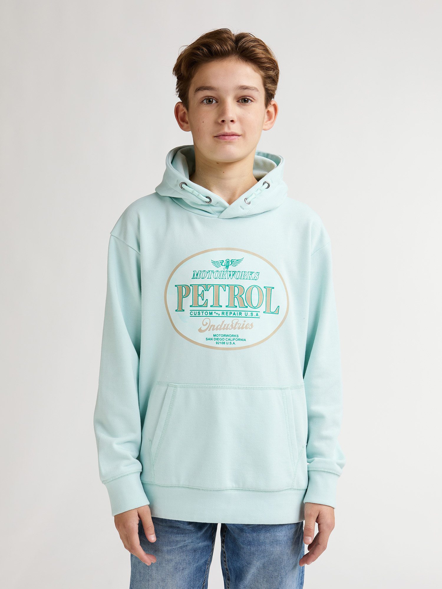 Petrol Industries Sweatshirt Obregón mit Kapuze