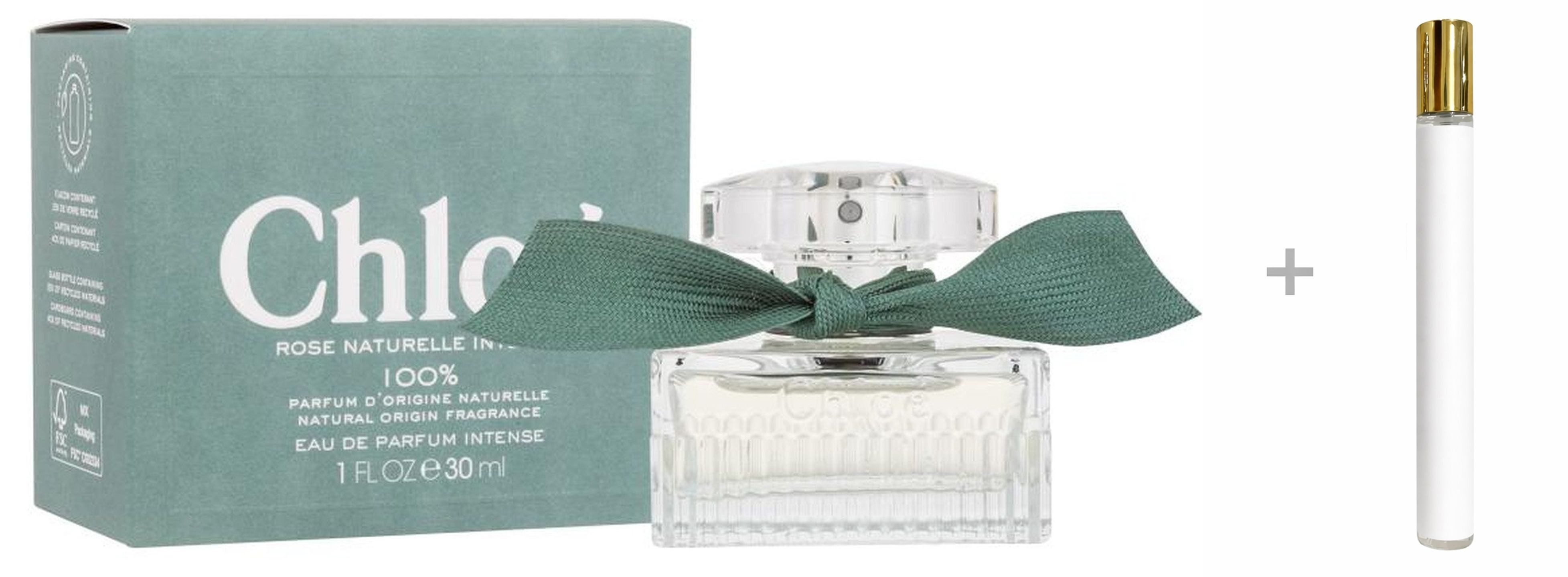 Chloé Duft-Set Rose Naturelle Intense Damen EDP Spray + Reiseduft, CHLOÉ, Damenparfüm, Glasflakon, Damenduft
