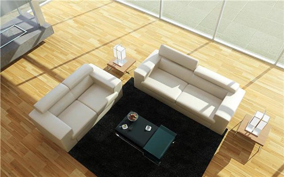 JVmoebel Sofa Ledersofa Couch Made Set Designersofa Neu, Sofa 3+2 in Polstersofa Europe Sitzer
