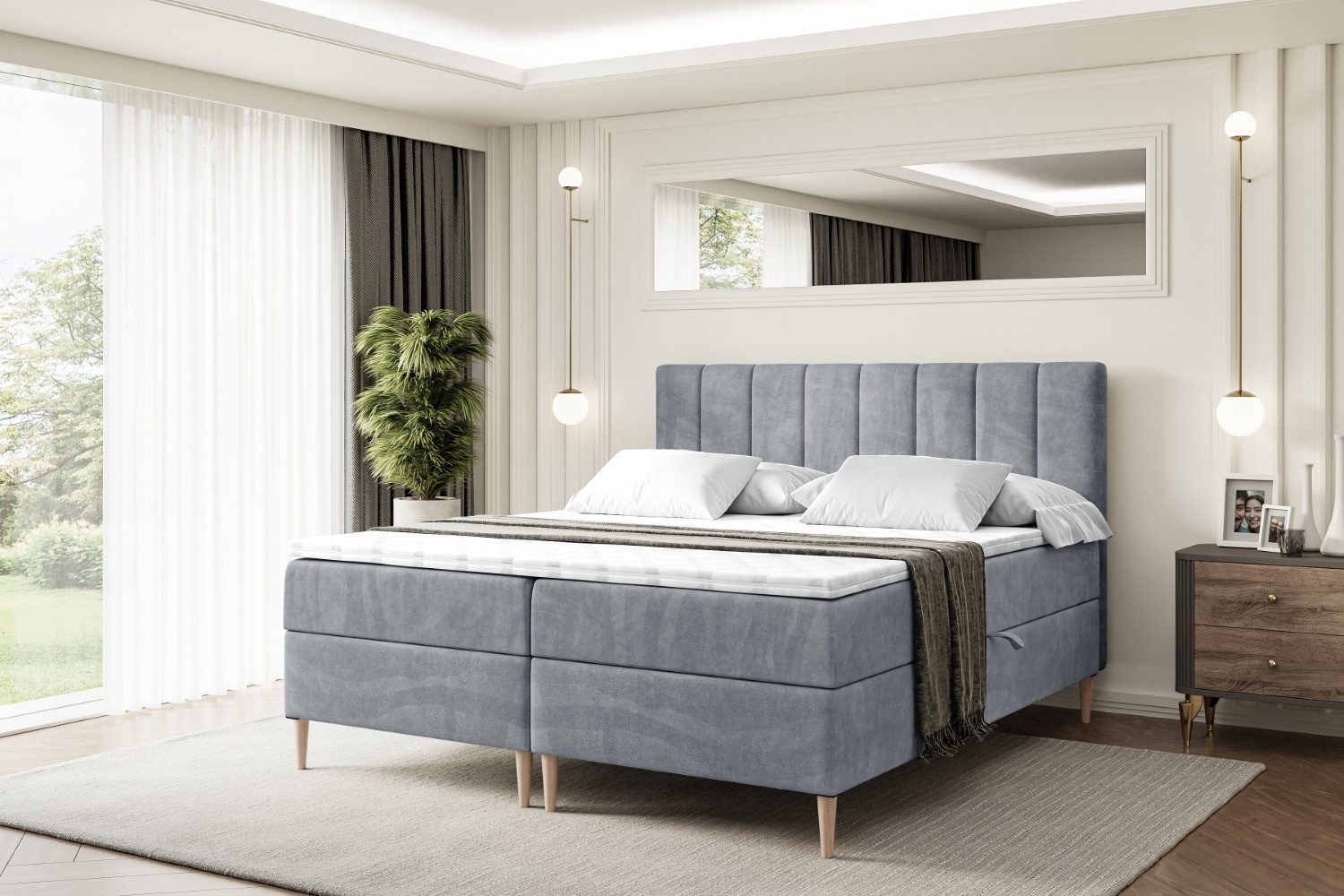 ALTDECOR Boxbett OTTA-F (Multipocket-Matratze H4, H3 günstig online kaufen