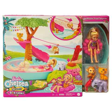 Mattel® Puppen Accessoires-Set Mattel GTM85 - Barbie - Chelsea - Der verrückte Geburtstag - Dschunge