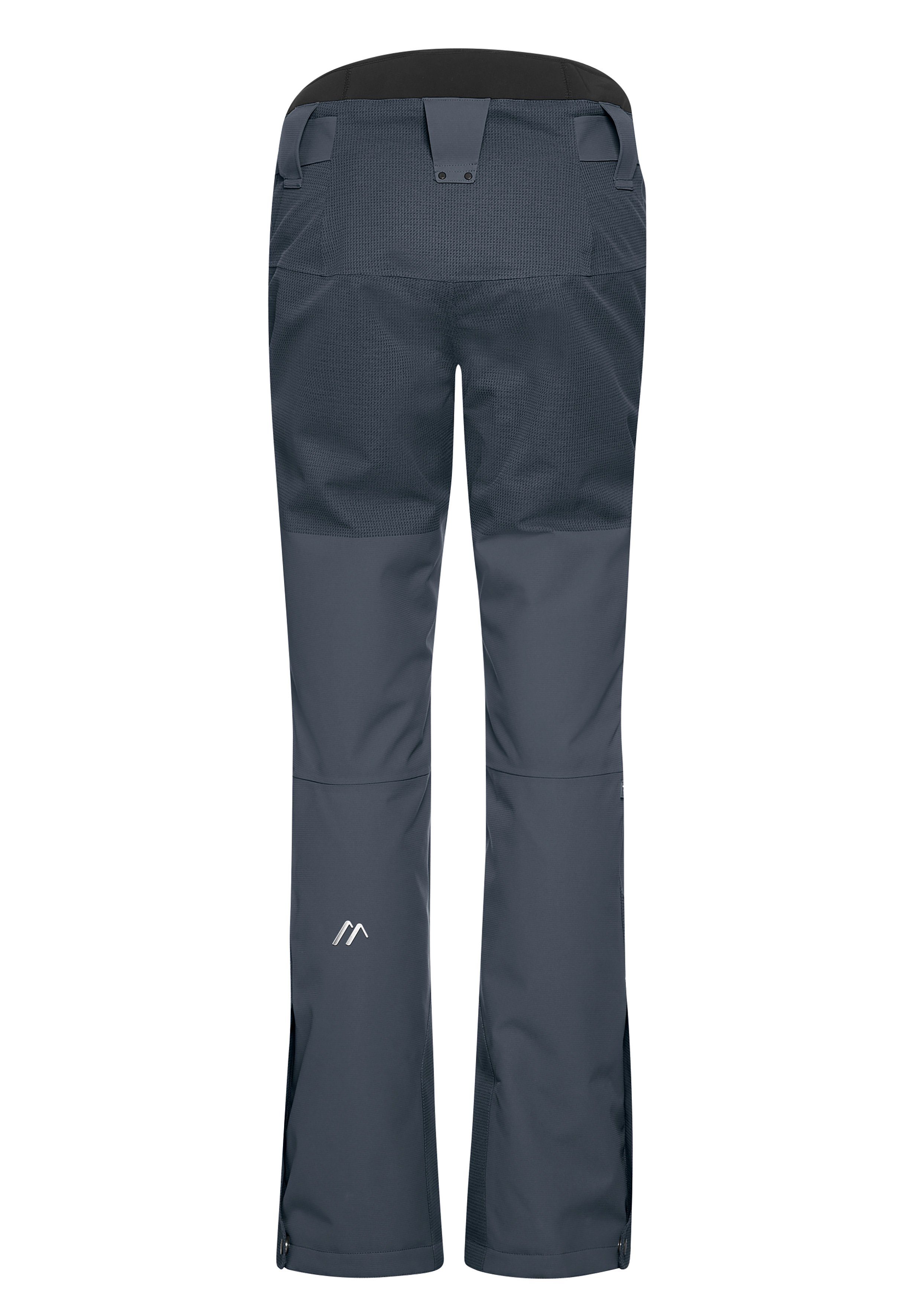 Warm, wasserdicht, Maier für Sports Ansprüche graublau Pants Dammkar Isolation, höchste Skihose W