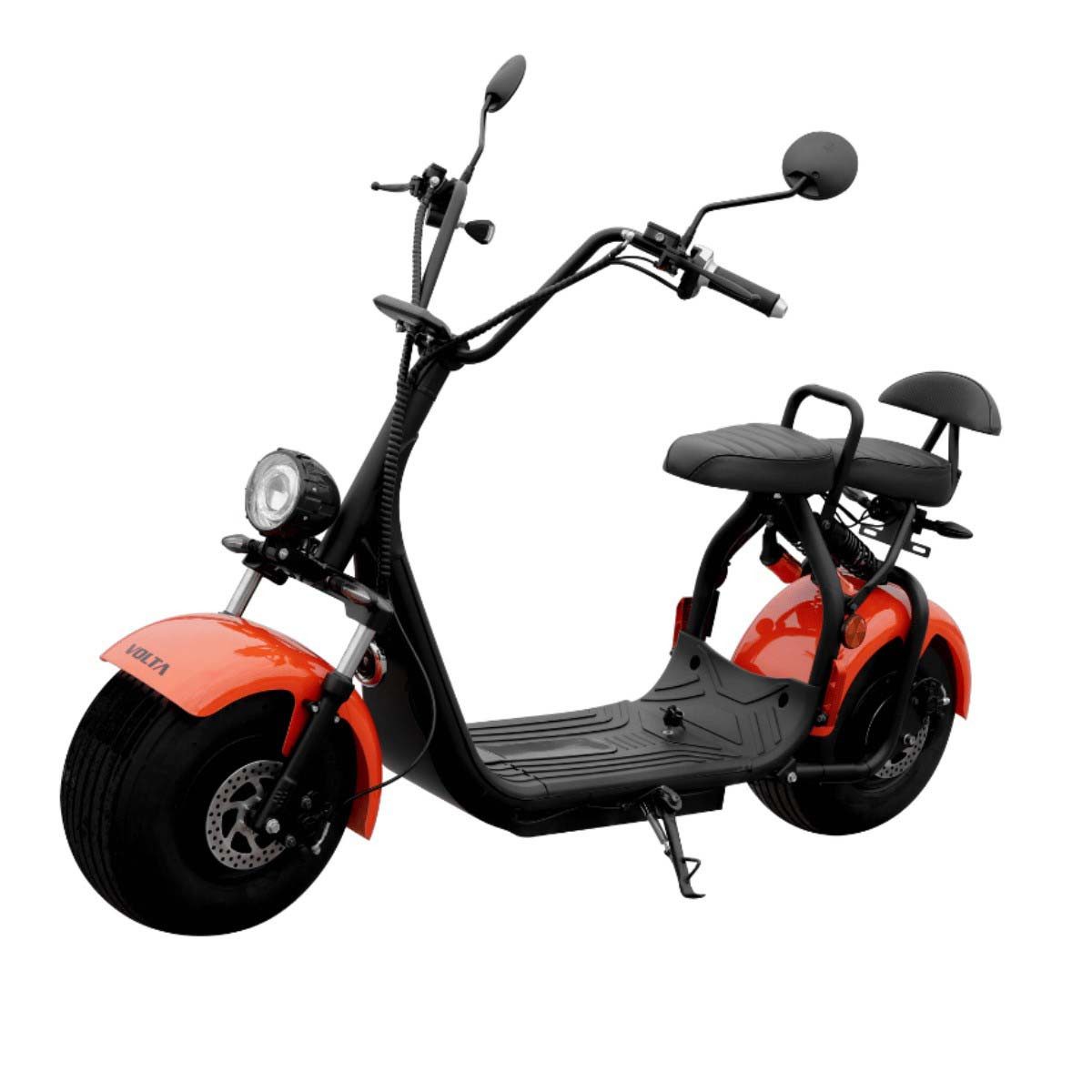 Volta E-Motorroller Volta SE-03 ElektroRoller Chopper 2-Sitzer E-Roller Straßenzulassung, 1500 W, 45 km/h, Lithium-Eisenphosphat-Akku LiFePO4 59km Reichweite COC