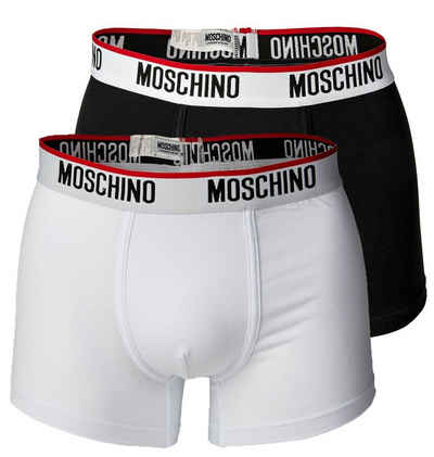 Moschino Boxer Herren Trunks 2er Pack - Boxershorts, Unterhose