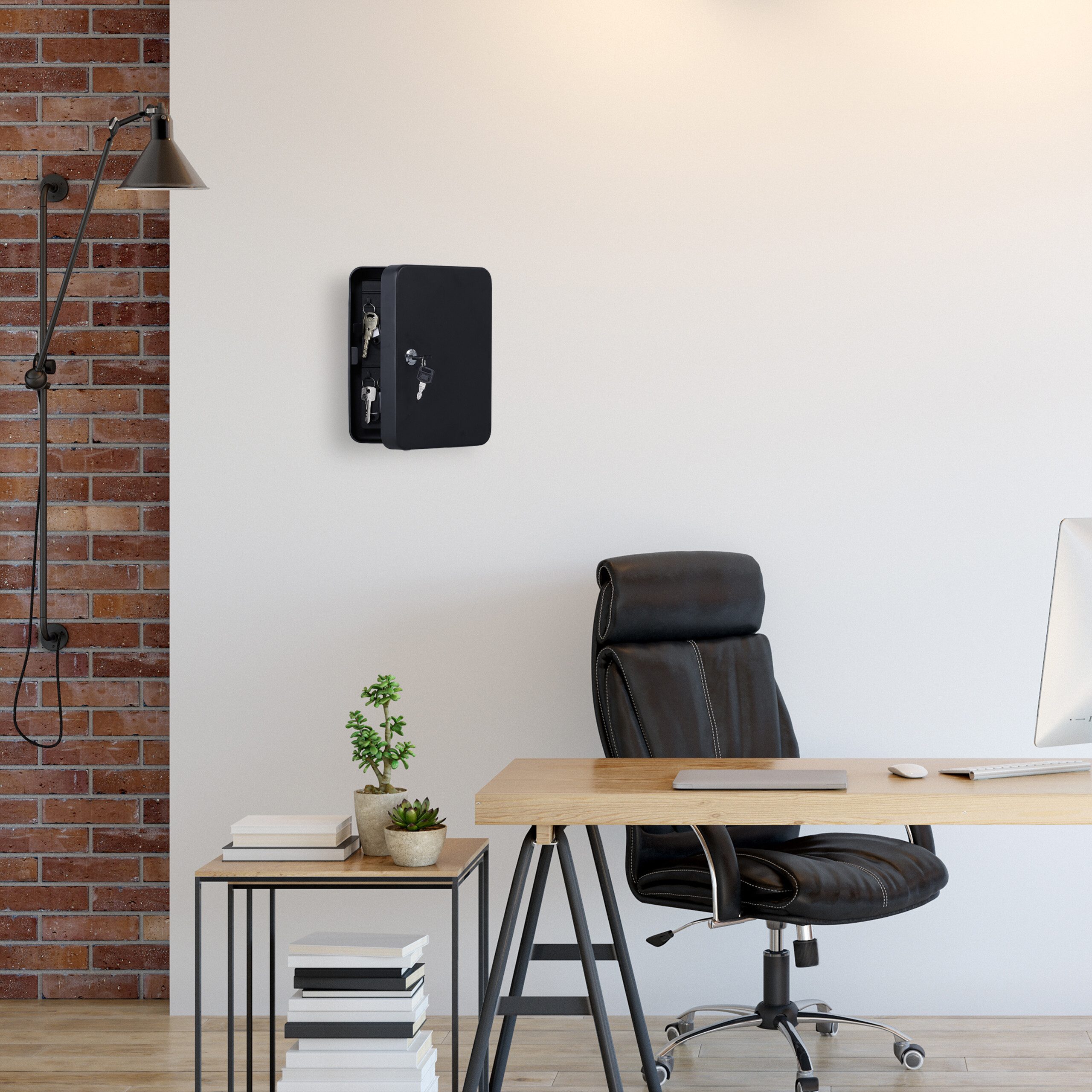 relaxdays Schlüsselkasten Abschließbarer Schlüsselkasten, schwarz günstig online kaufen