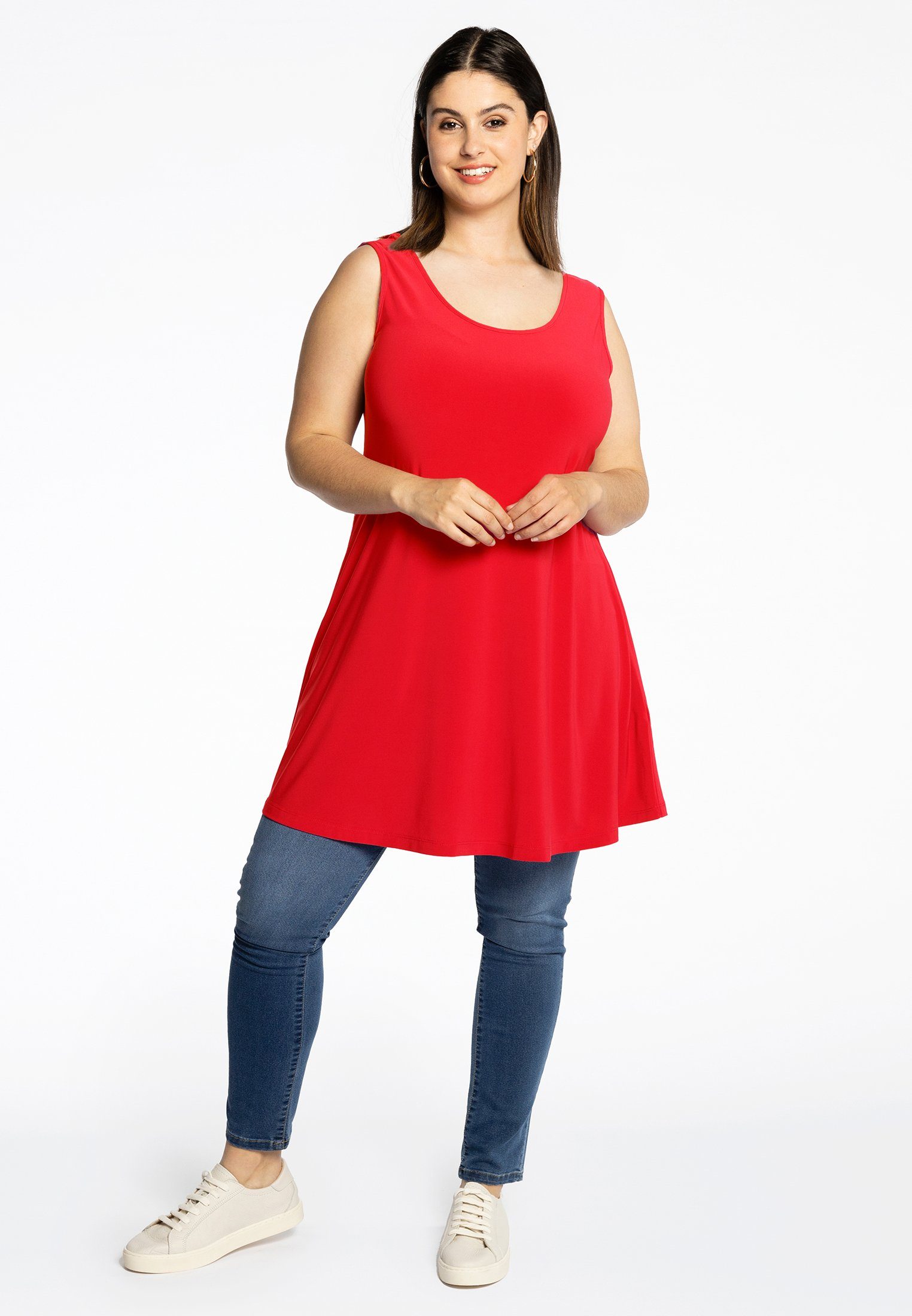 YOEK Shirttop Damen Longtops Große Größen