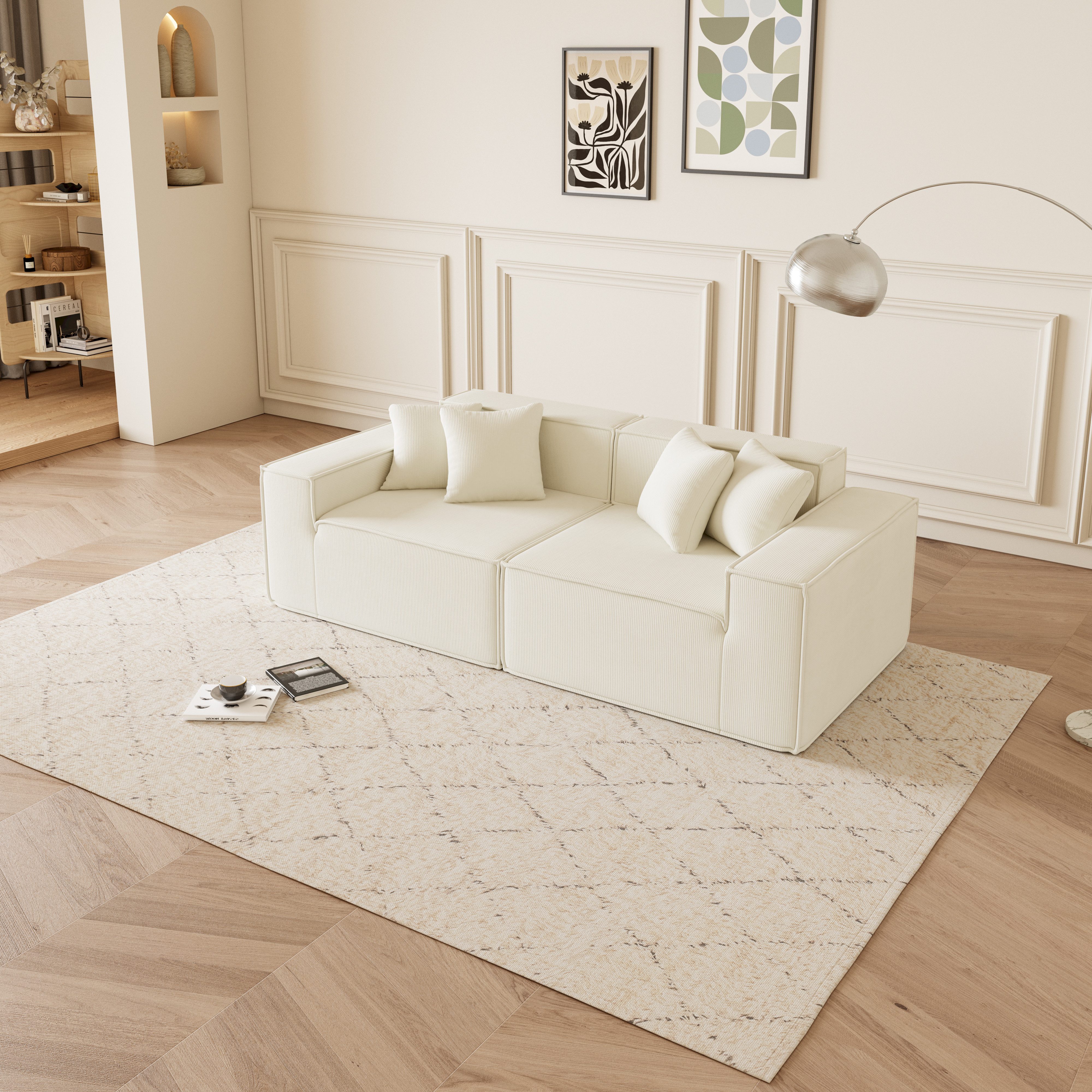 JOULISE 2-Sitzer MINOVA 2-Sitzer Sofa, Cordstoff, günstig online kaufen