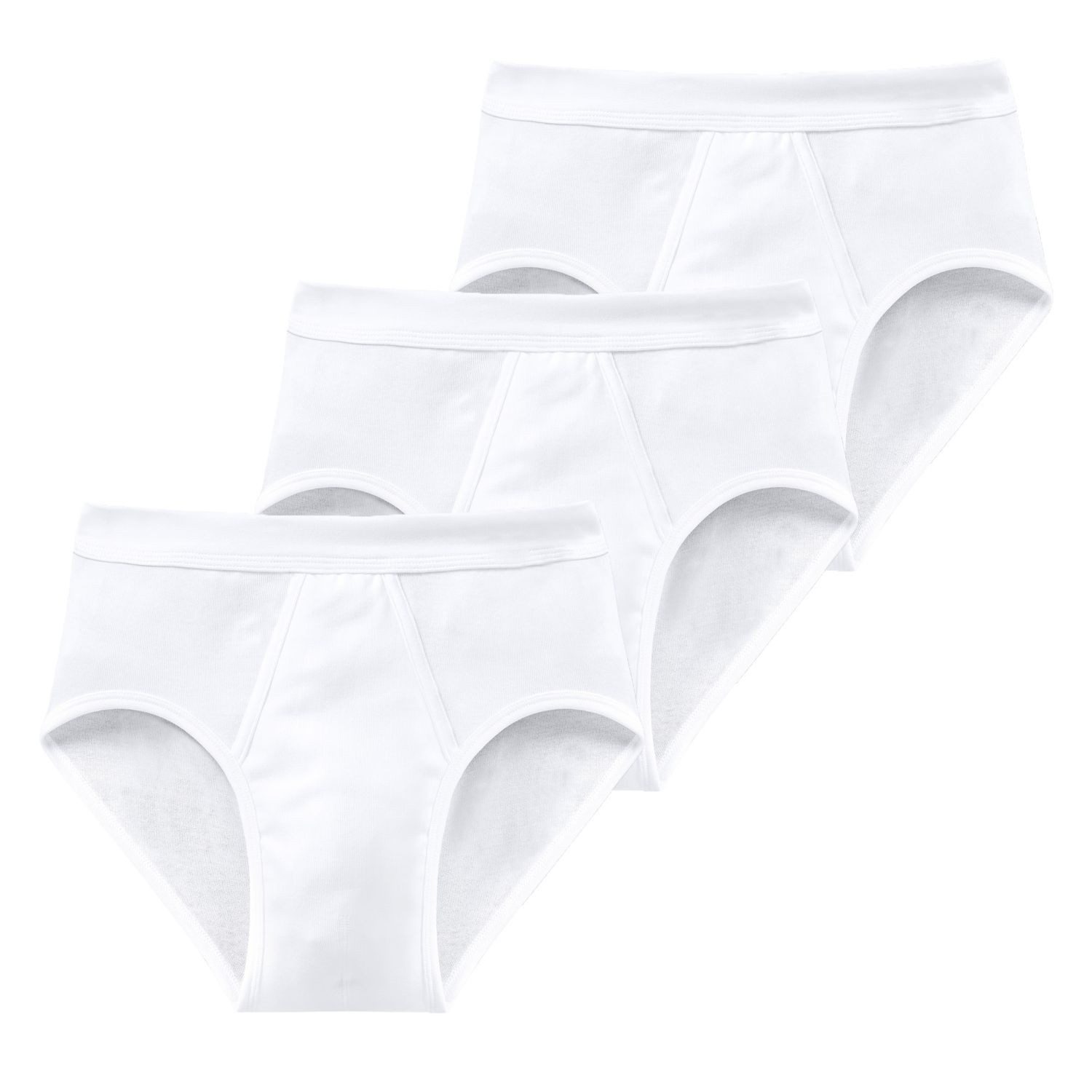 Schiesser Slip Basic (3-St) mit Eingriff schlichte Basic-Slips in Top-Marke günstig online kaufen