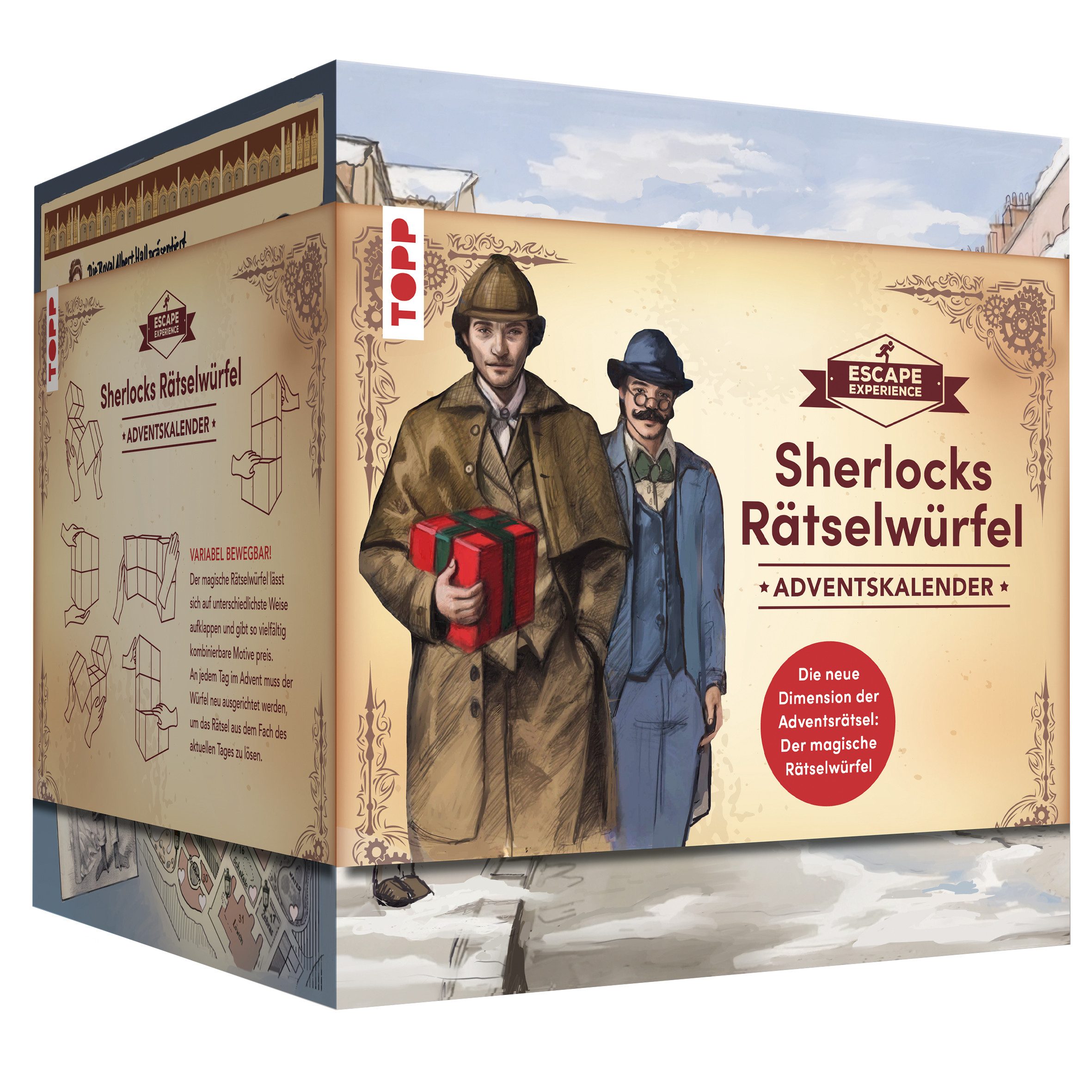 frechverlag Adventskalender Escape Adventskalender/Rätselwürfel - Sherlock Holmes