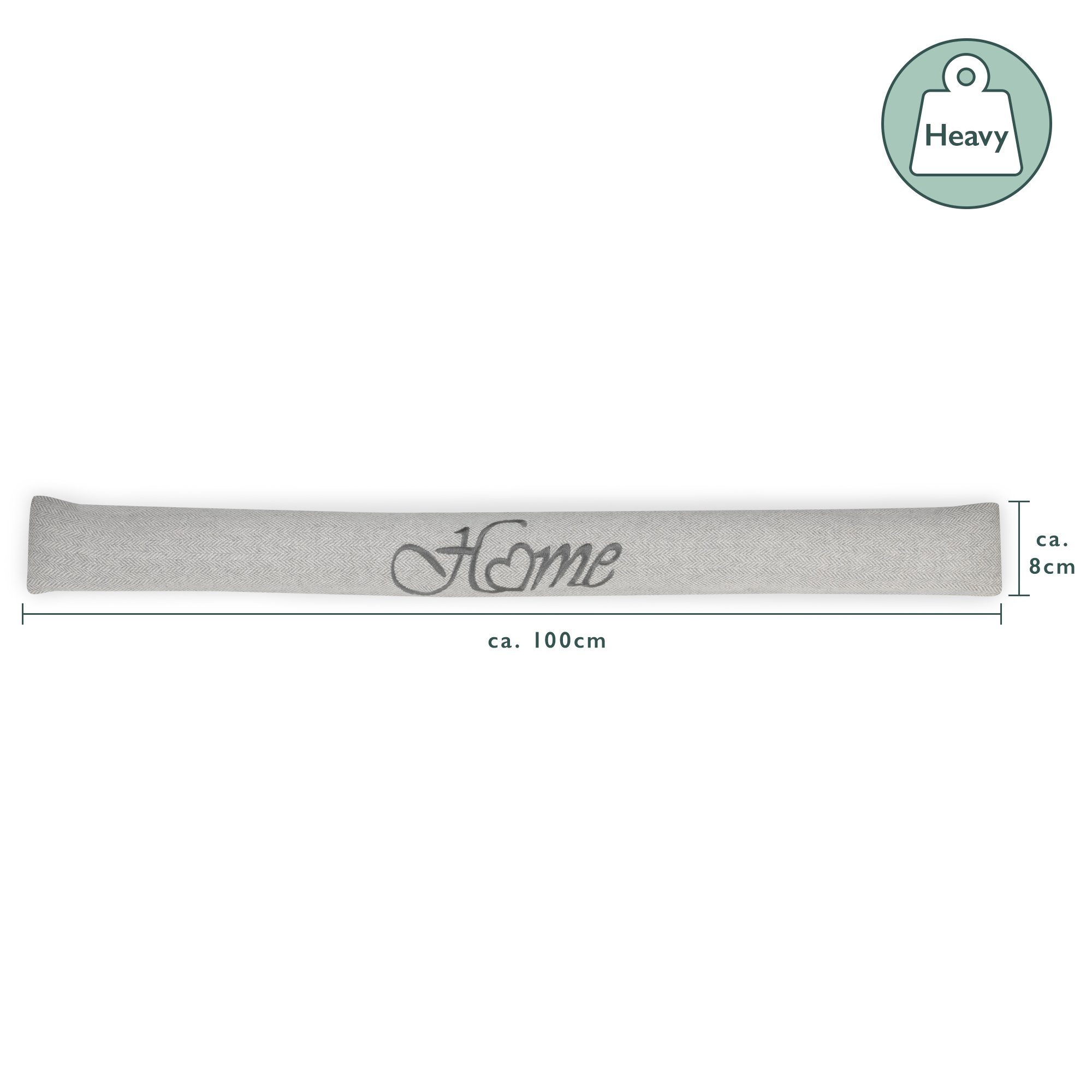 Beautissu Bodentürstopper Tuuli, Zugluftstopper 100x8cm günstig online kaufen