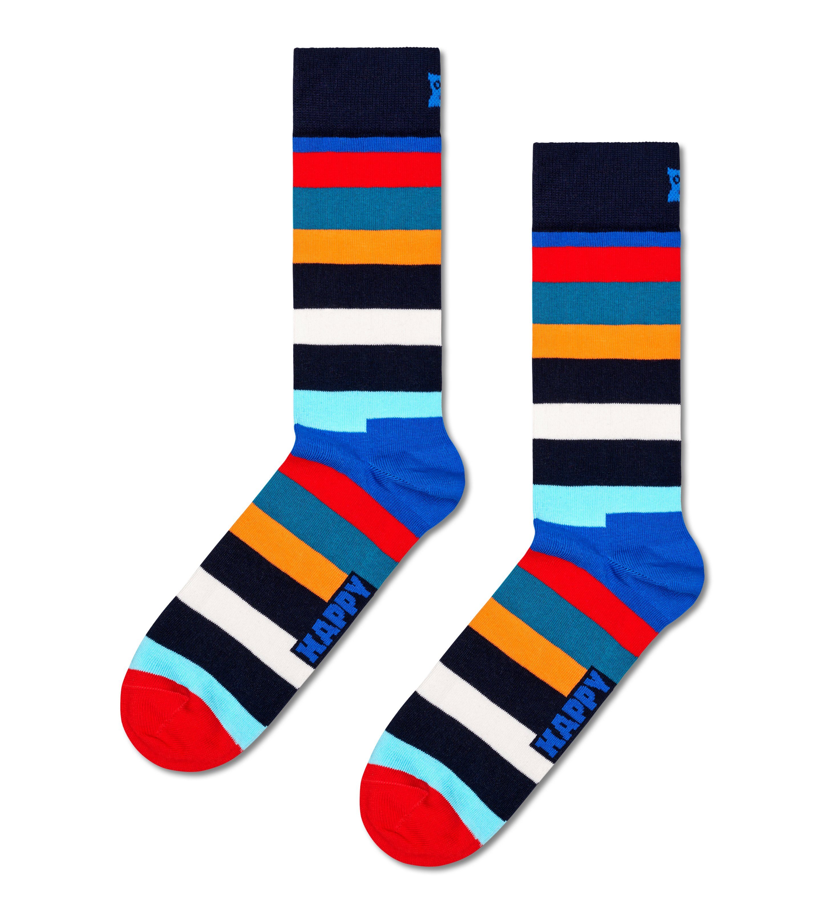 Happy Socks Socken (Packung, im Gift Set Bunte Multi-Color 4er Socks Navy Pack 4-Paar) Socken